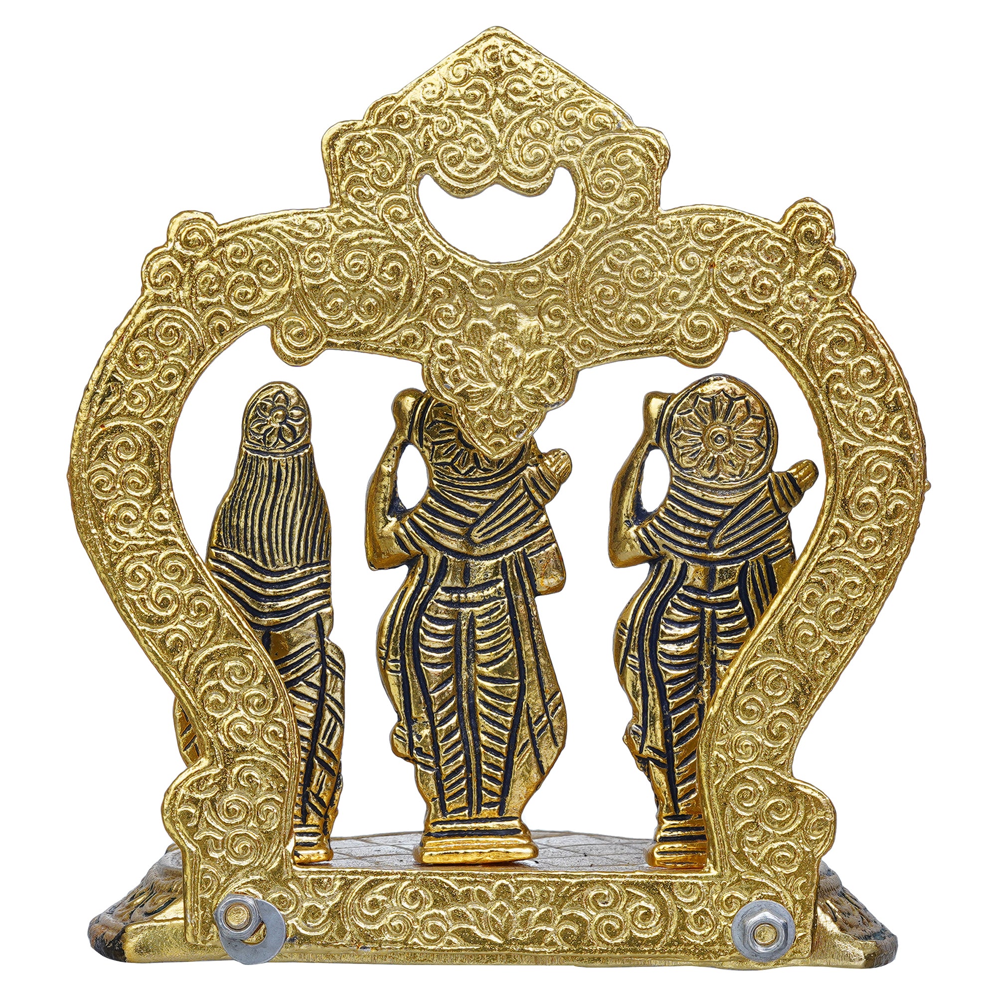 Ram Darbar Murti, Lord Rama, Sita, Laxman, Hanuman Idol, God Statue for Home, Office, Temple 8