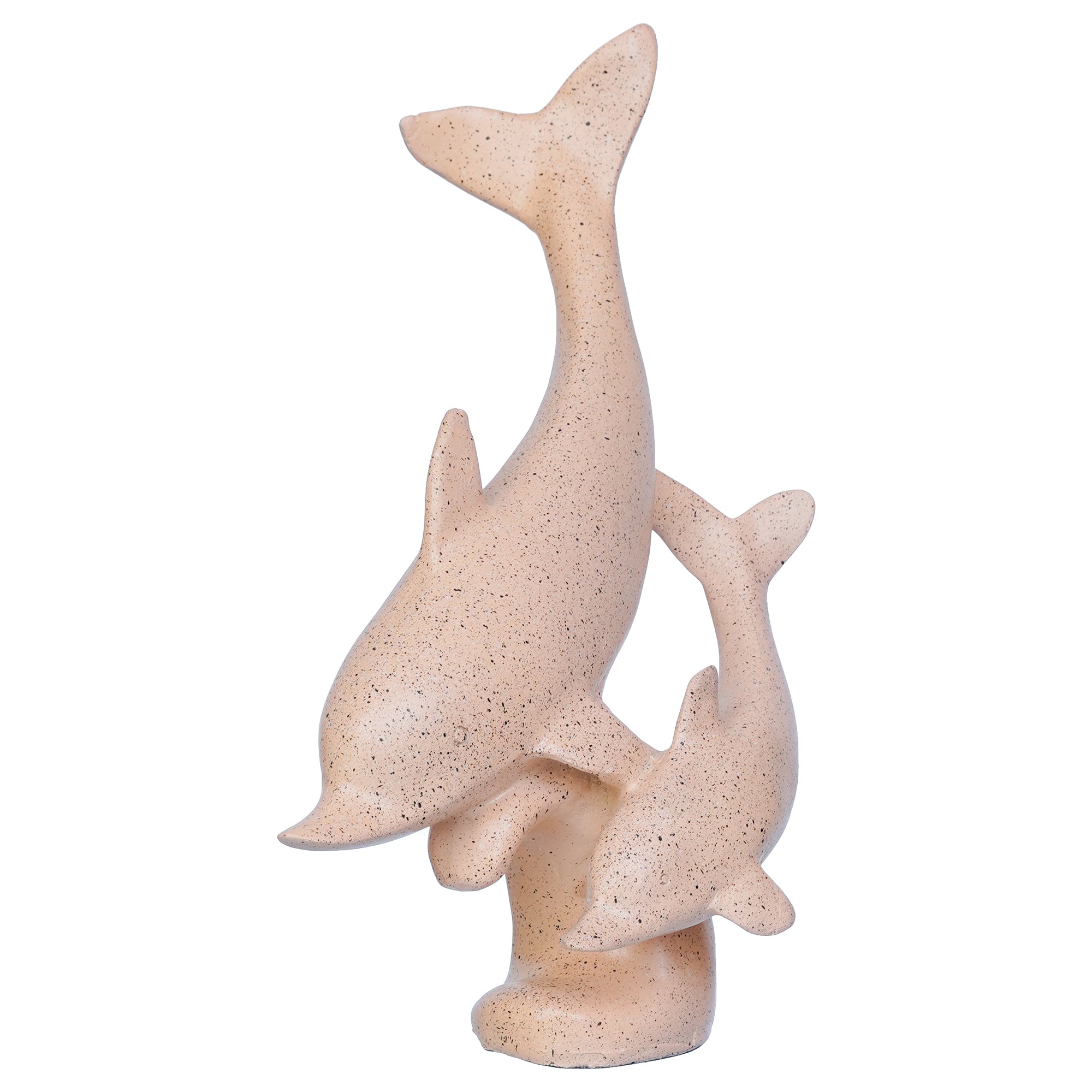 Set of 2 Dolphin Statues Animal Figurine Decorative Showpiece 6