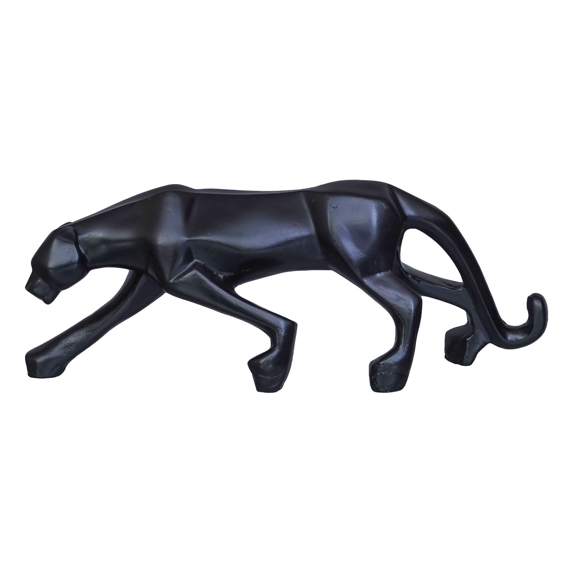 Black Panther Jaguar Statue Animal Figurine Decorative Showpiece 2