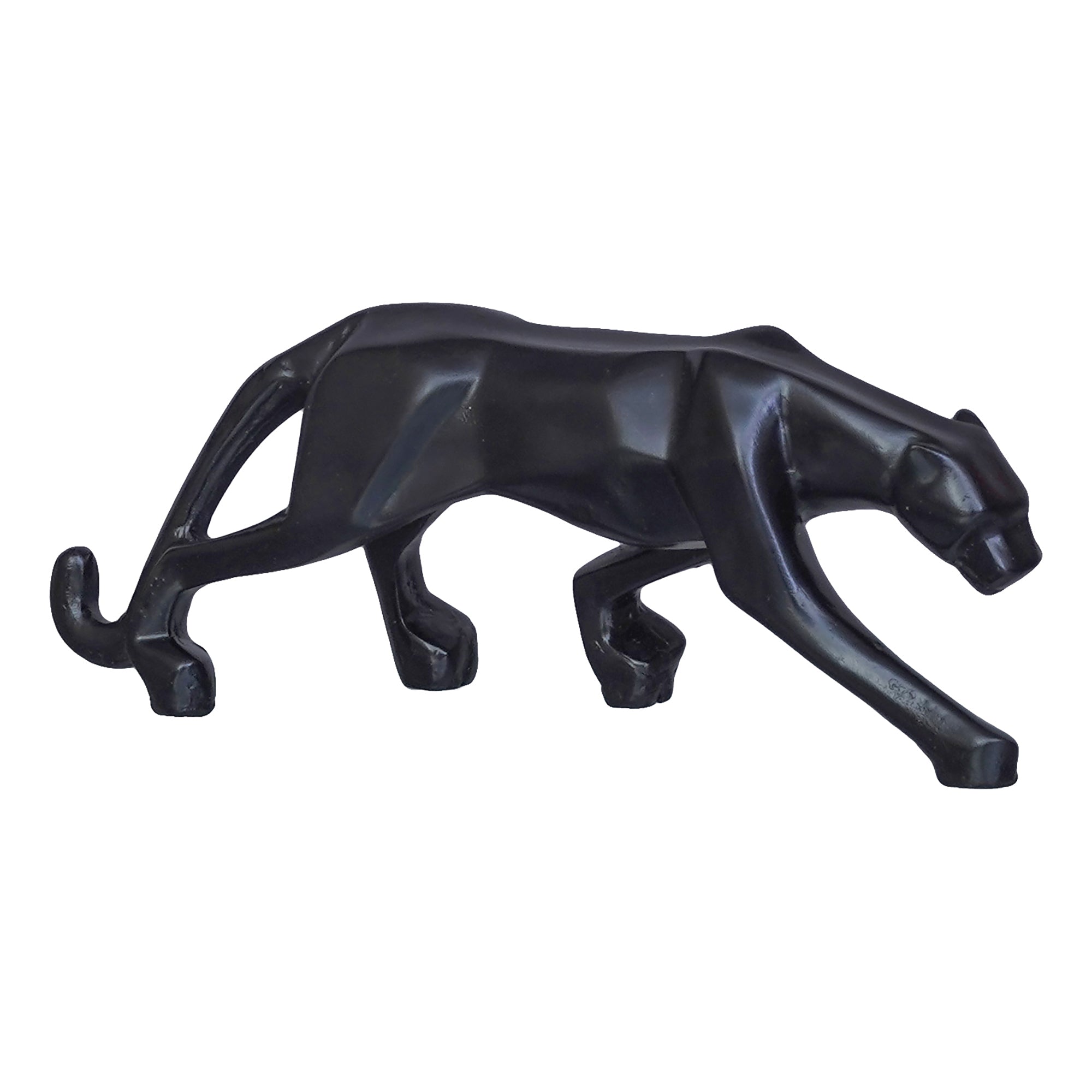 Black Panther Jaguar Statue Animal Figurine Decorative Showpiece 7