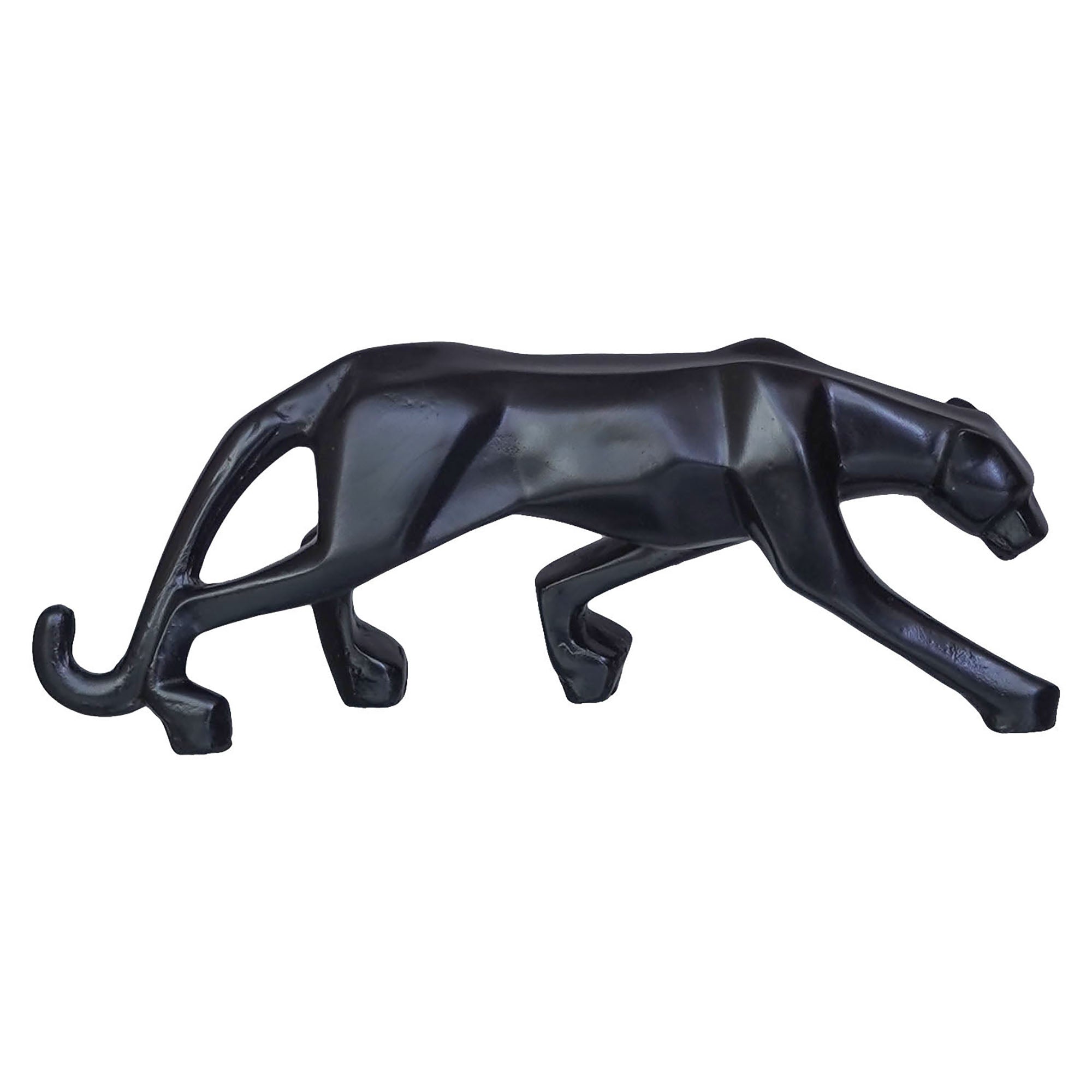 Black Panther Jaguar Statue Animal Figurine Decorative Showpiece 8