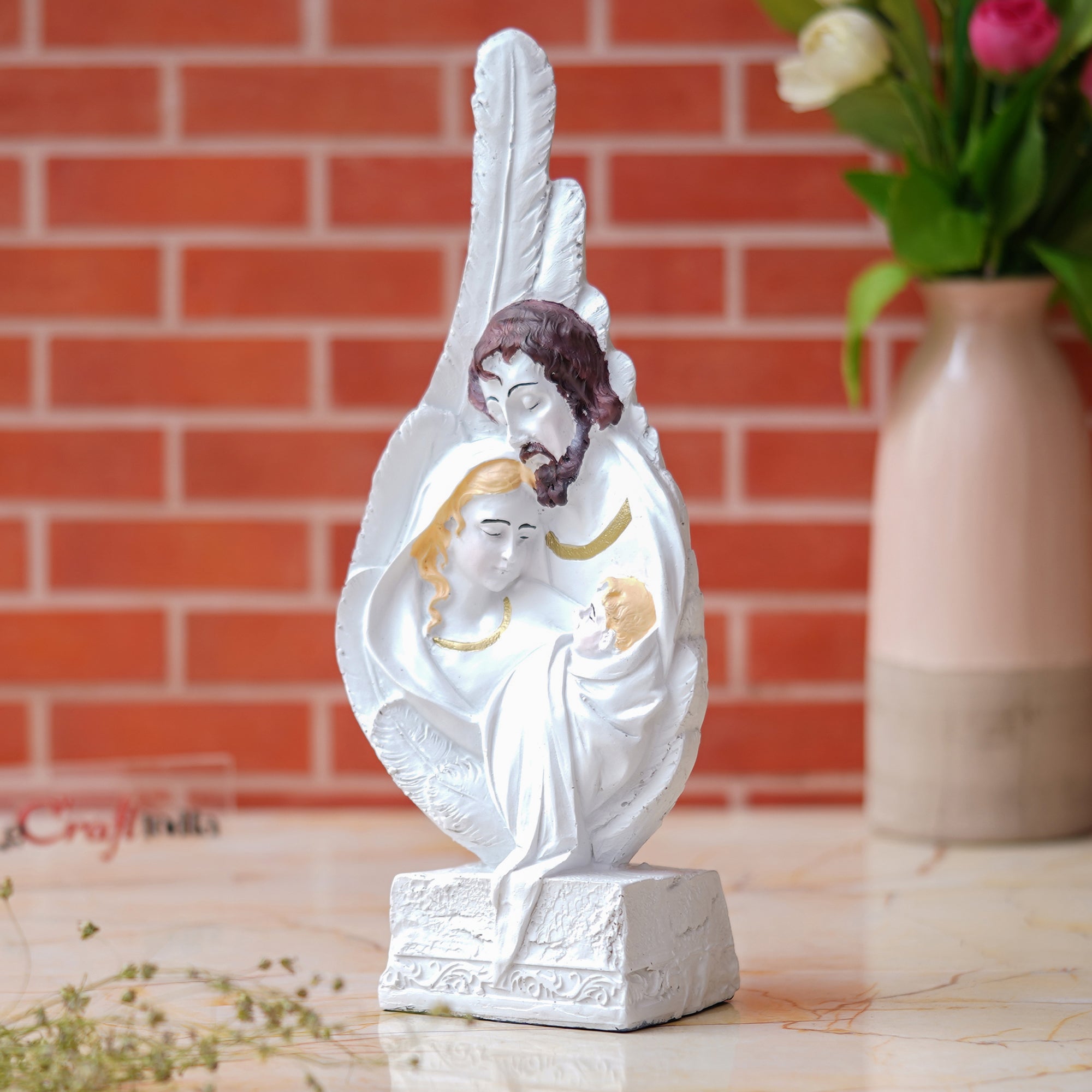 Holy Jesus Christ Family Statue Religious Decorative Showpiece 5