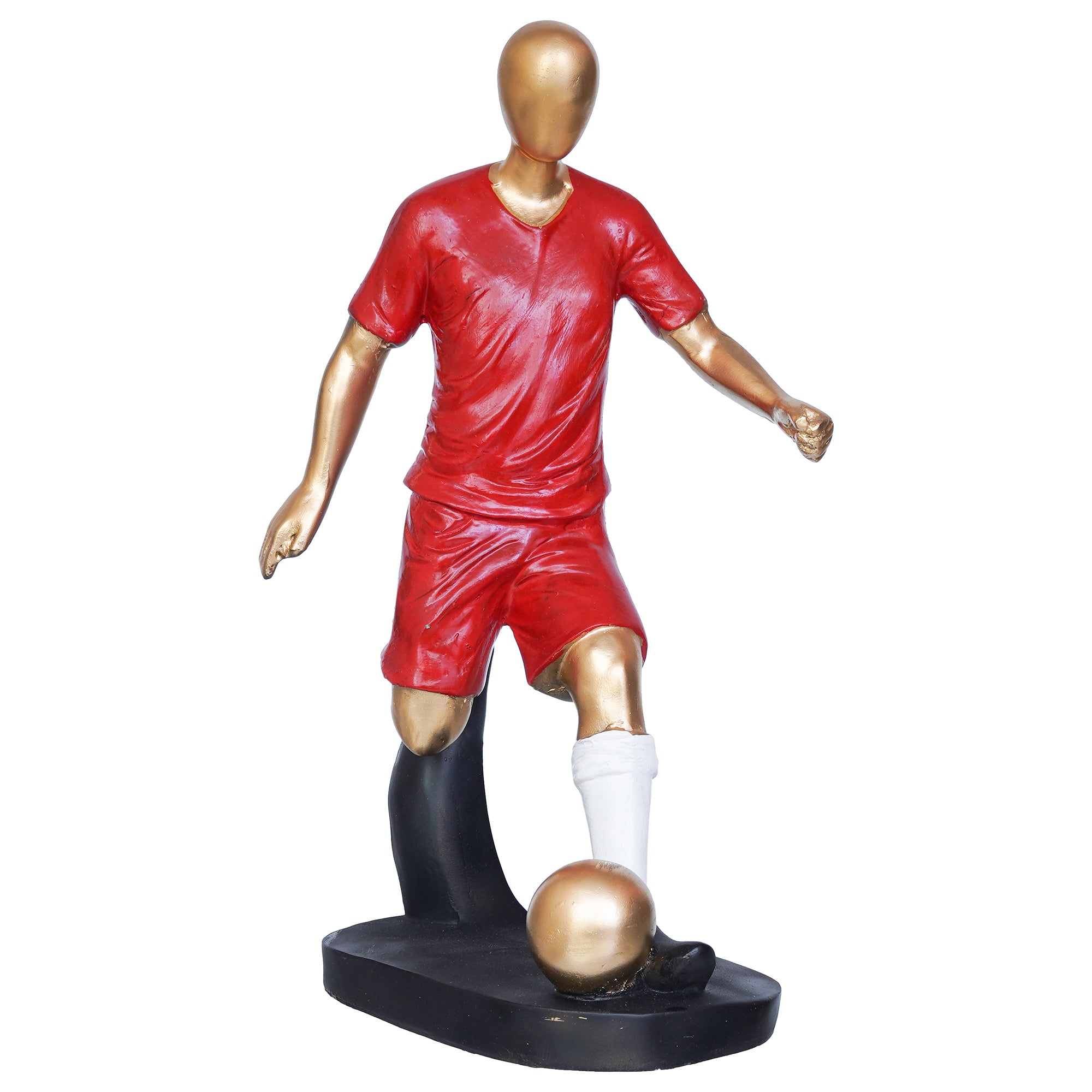 Football Player Statue Decorative Showpiece for Home, Living Room, Office Decor 2