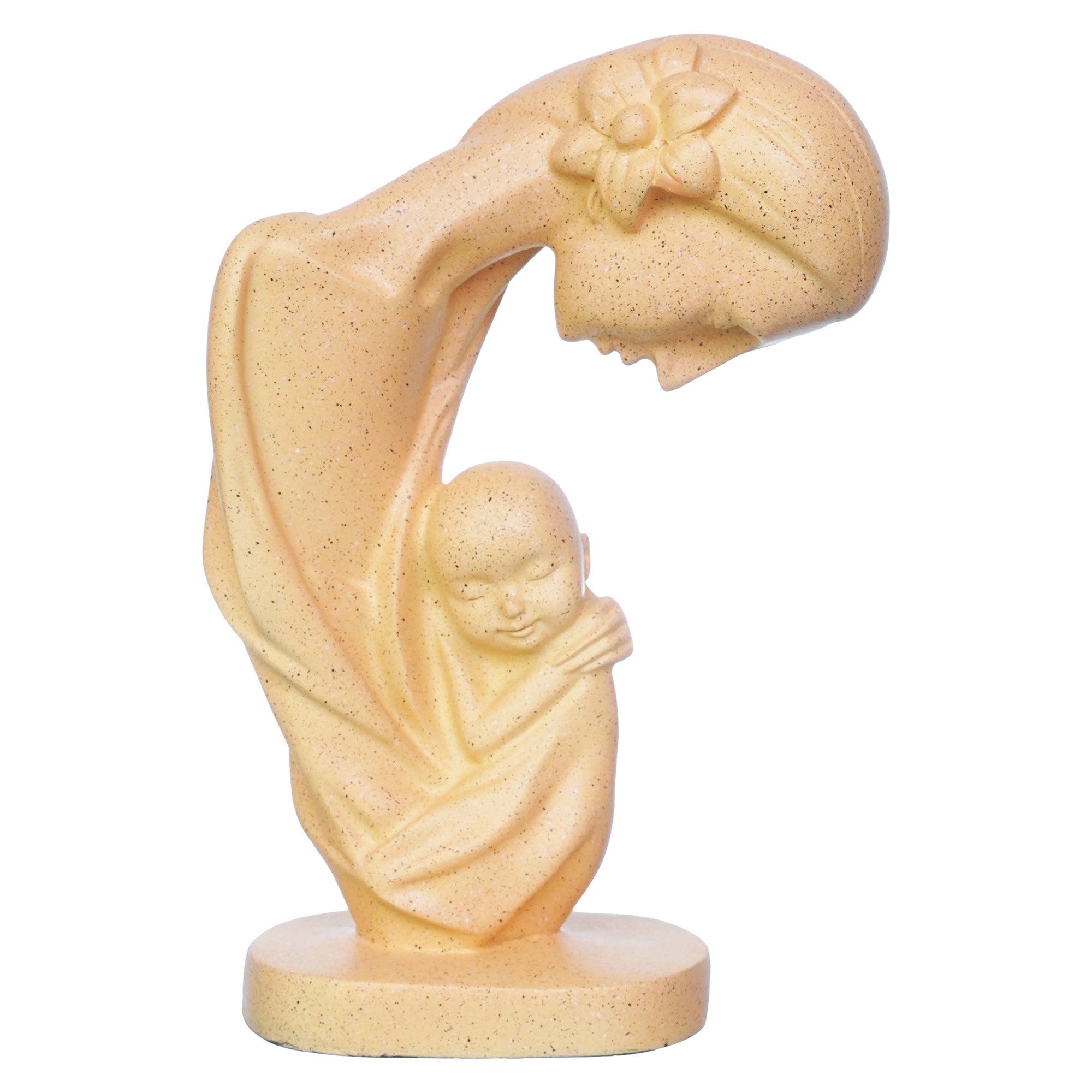 Mother with Child Sculpture Human Figurine Decorative Showpiece 2