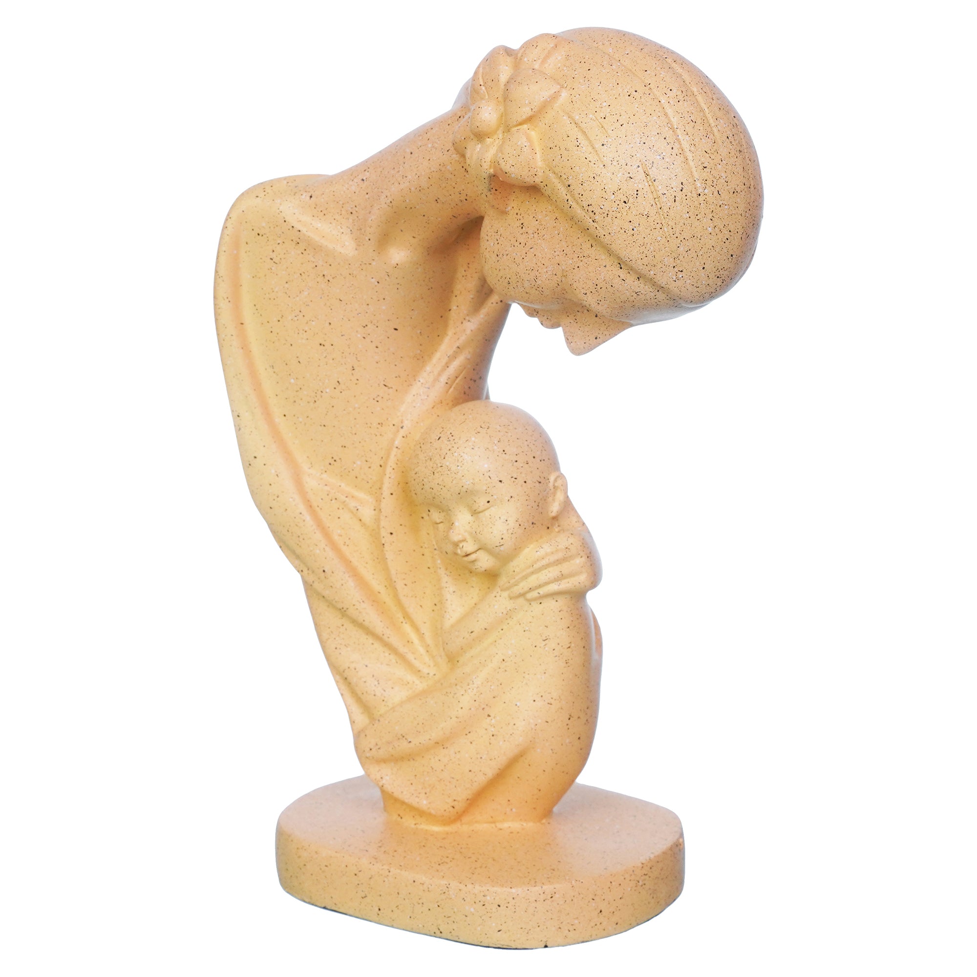 Mother with Child Sculpture Human Figurine Decorative Showpiece 7