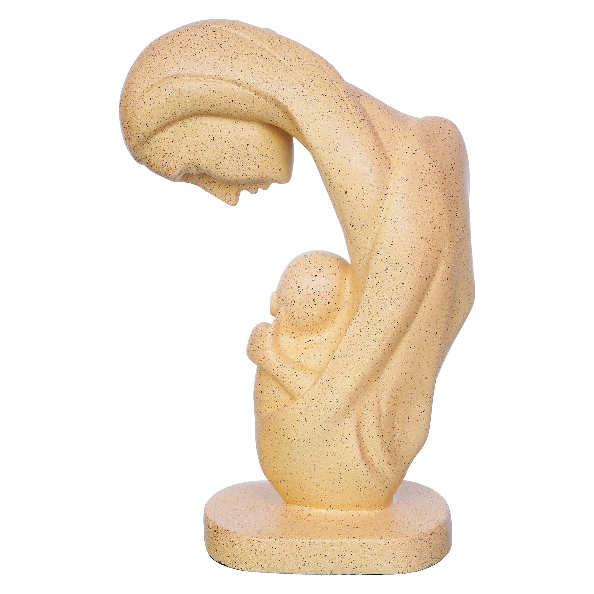 Mother with Child Sculpture Human Figurine Decorative Showpiece 8