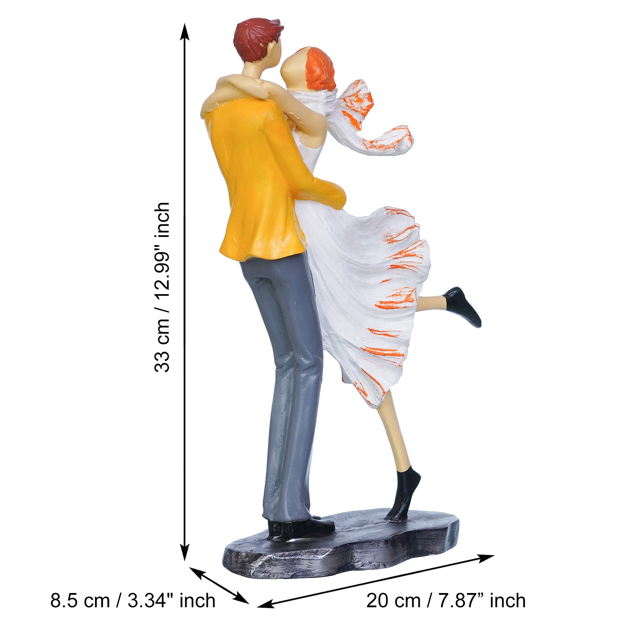 Lovers Tango Dancing Couple Statue Human Figurines Decorative Showpiece 3