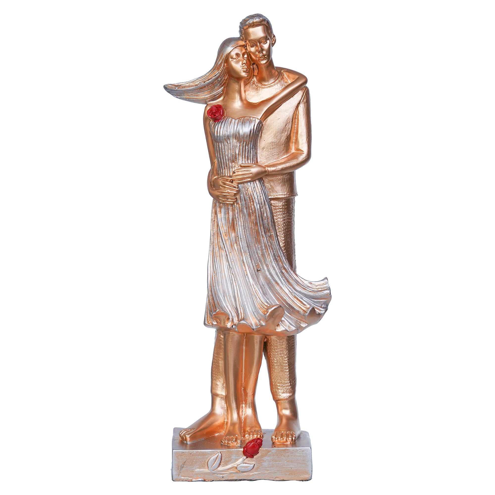 Romantic Hugging Couple Statue Human Figurines Decorative Showpiece 2