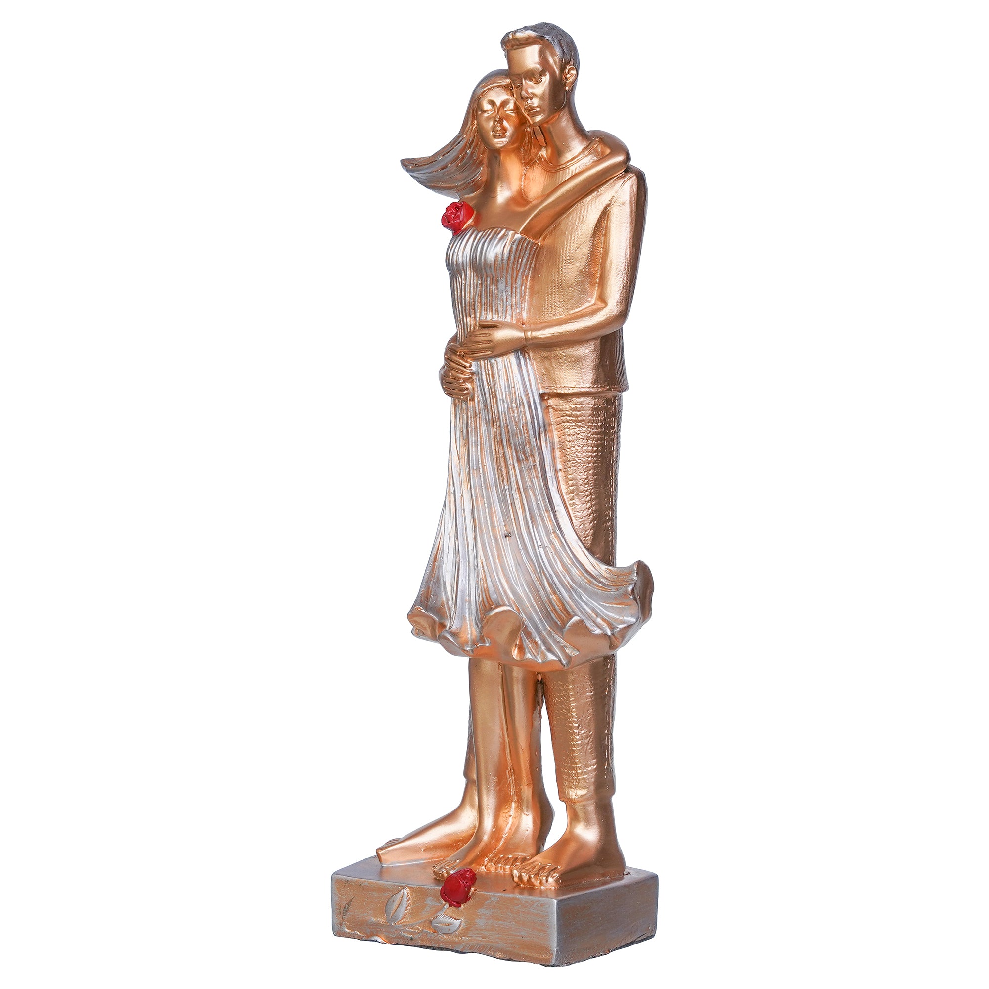 Romantic Hugging Couple Statue Human Figurines Decorative Showpiece 6