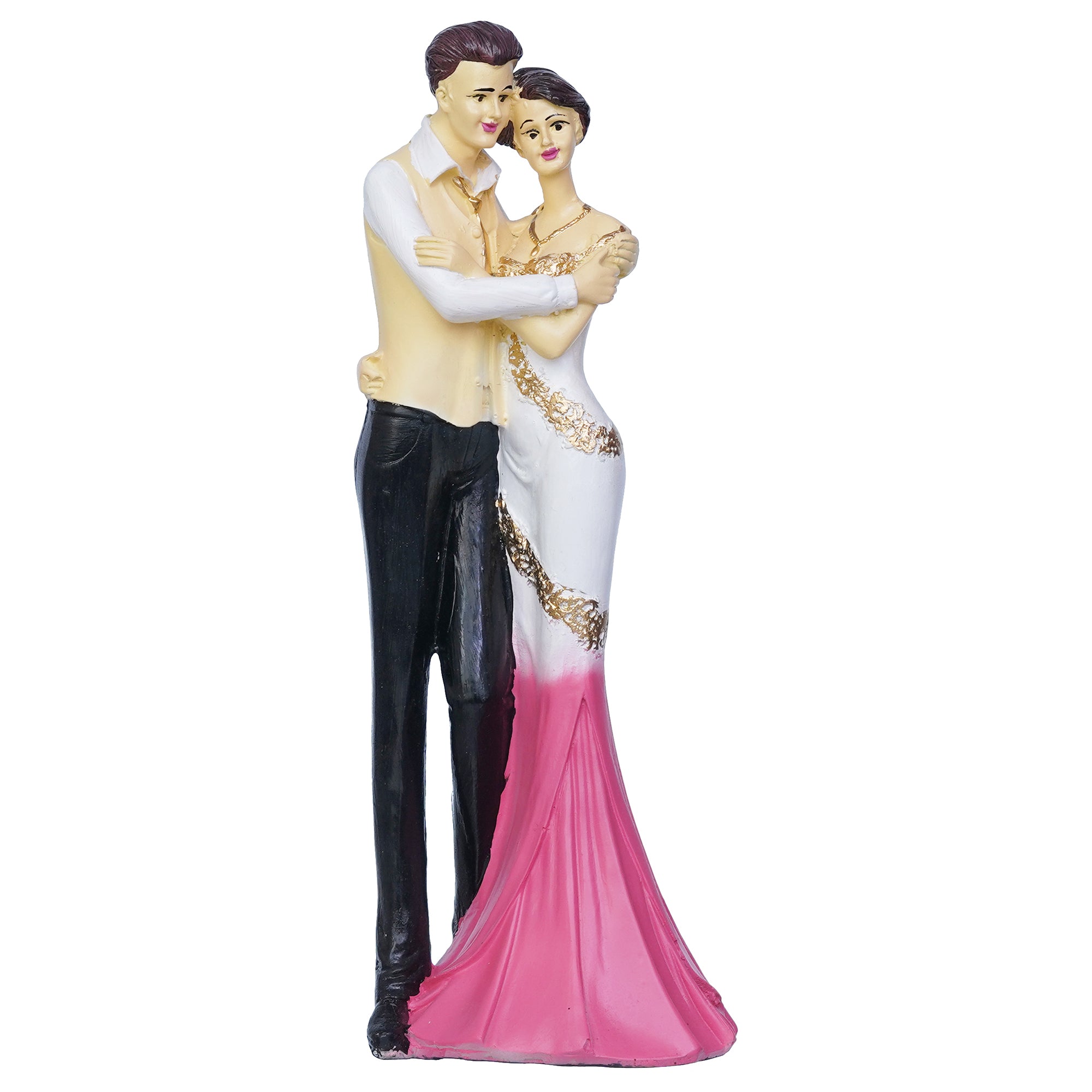 Lovely Hugging Couple Statue Human Figurine Decorative Showpiece 2