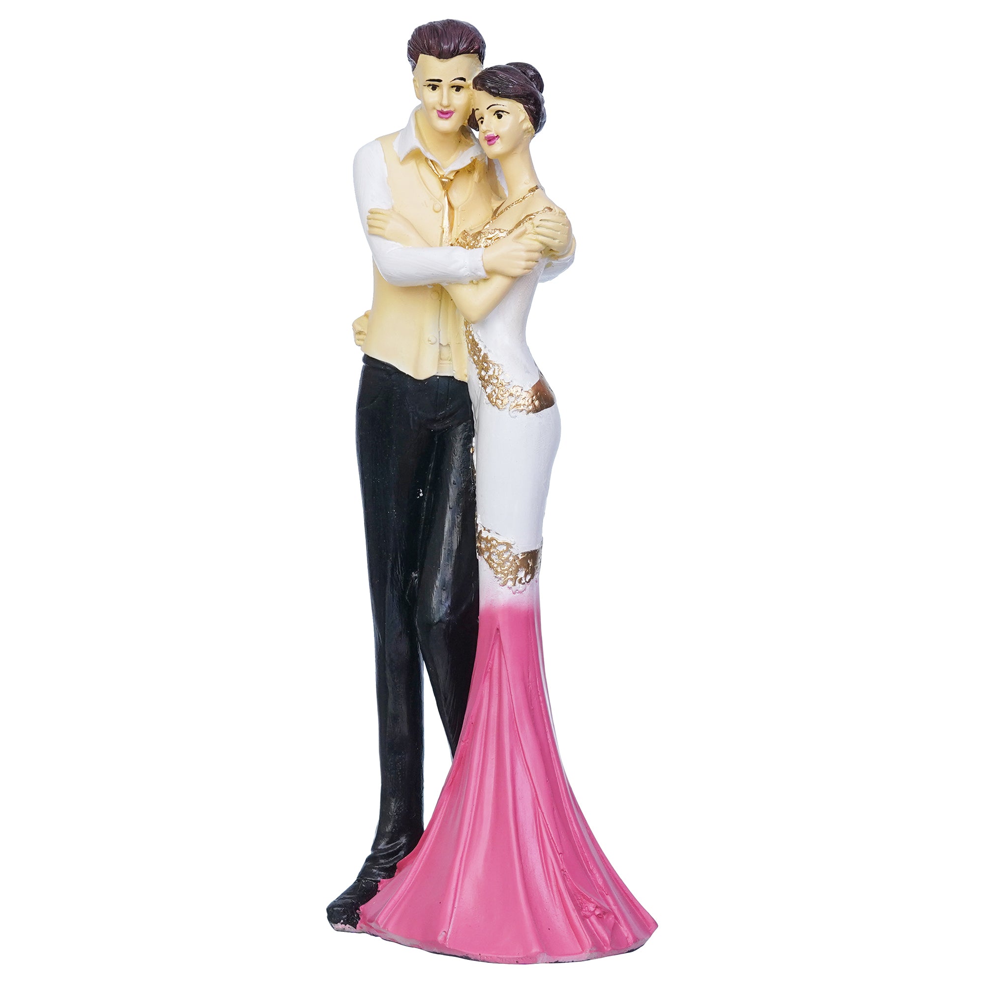 Lovely Hugging Couple Statue Human Figurine Decorative Showpiece 6