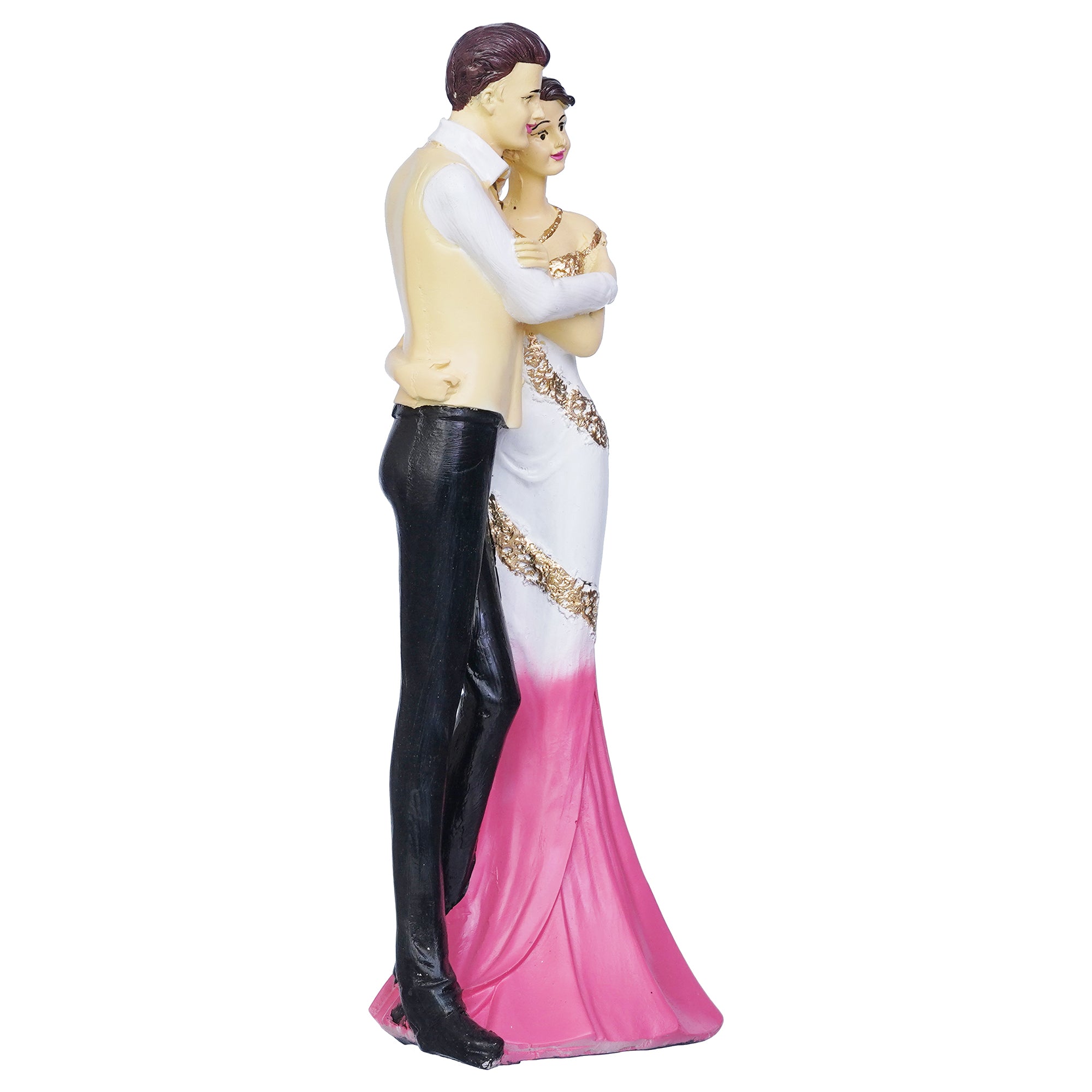 Lovely Hugging Couple Statue Human Figurine Decorative Showpiece 7