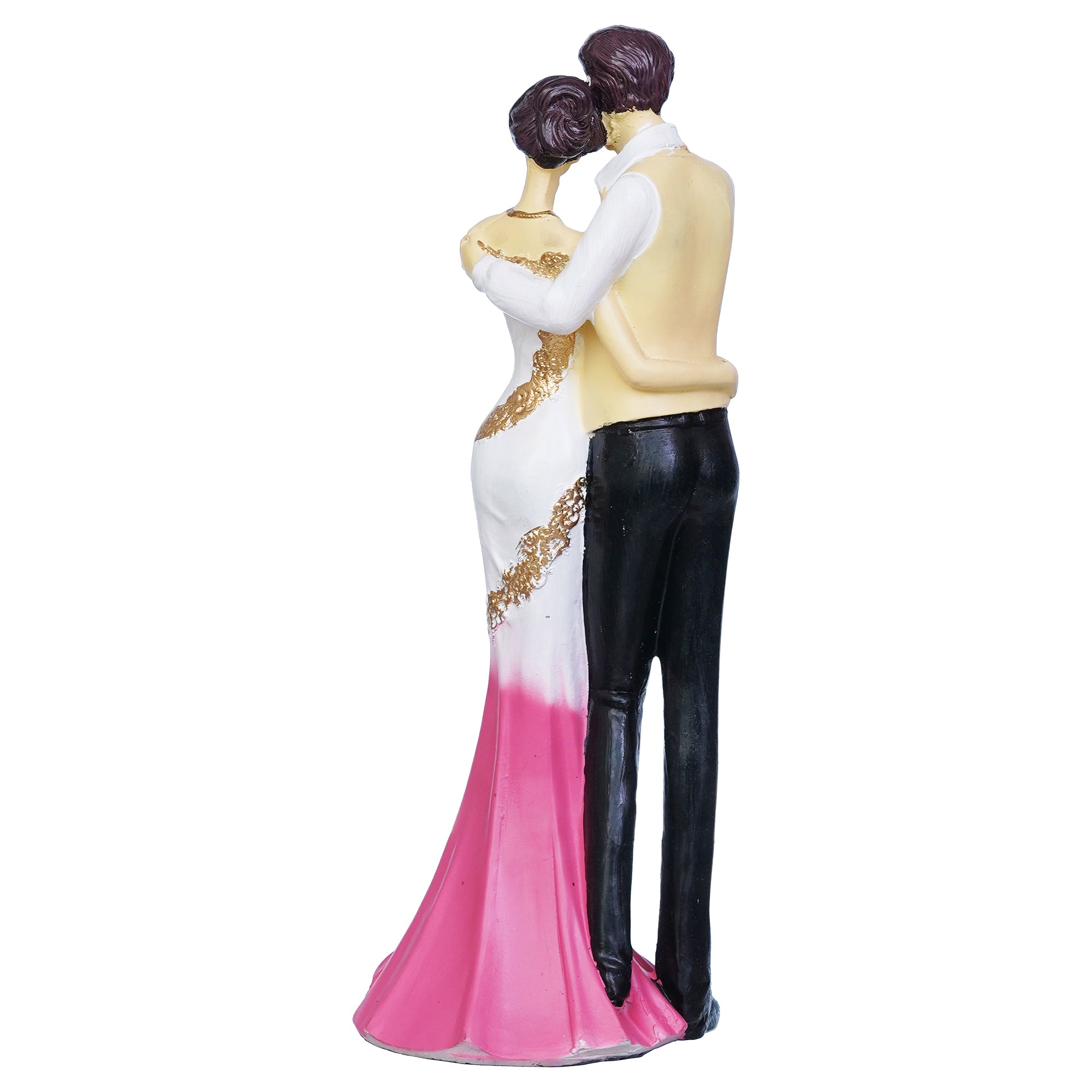 Lovely Hugging Couple Statue Human Figurine Decorative Showpiece 8