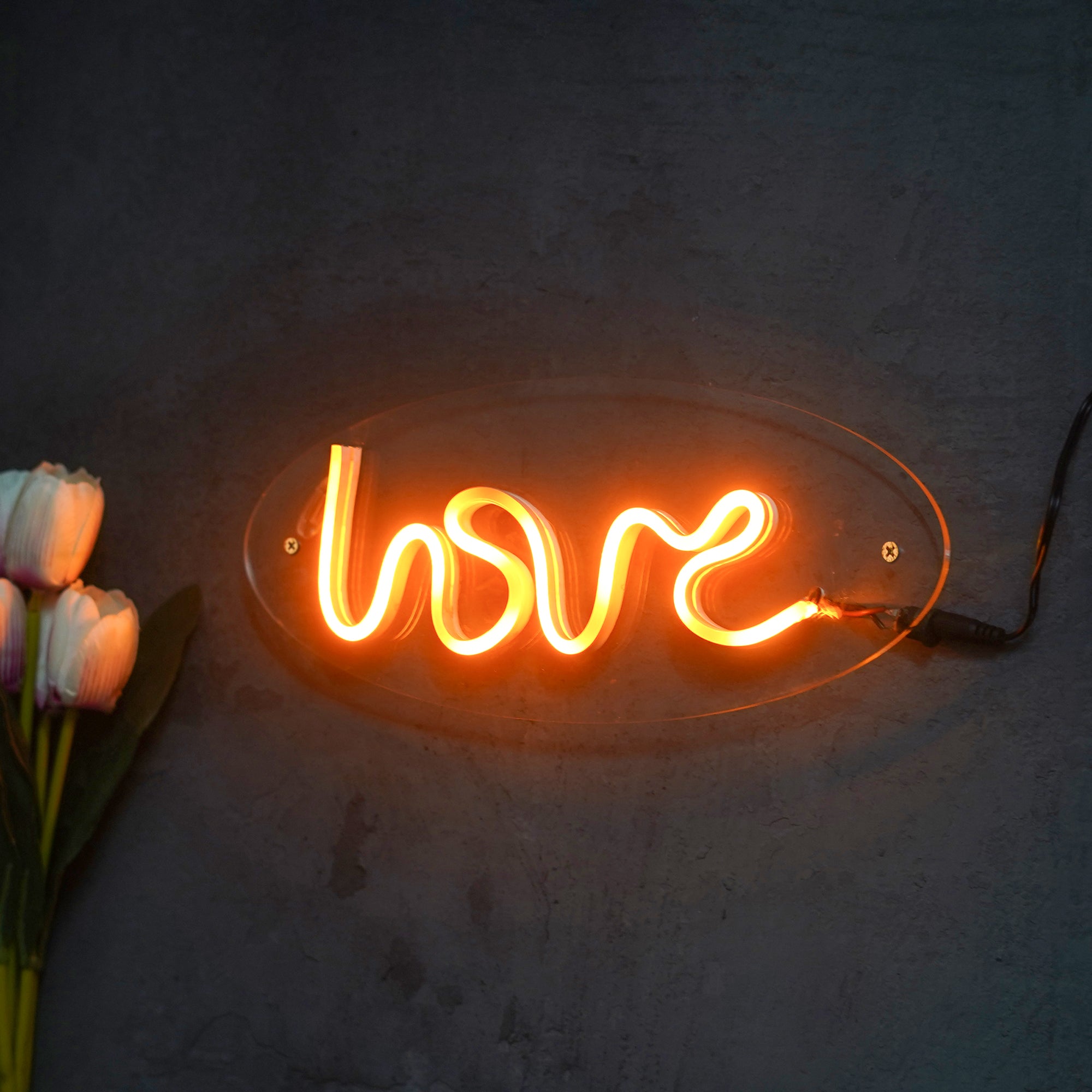 Love Wall Hanging LED Neon Light for Home, Office, Kids Room, Christmas, Wedding Decor 8