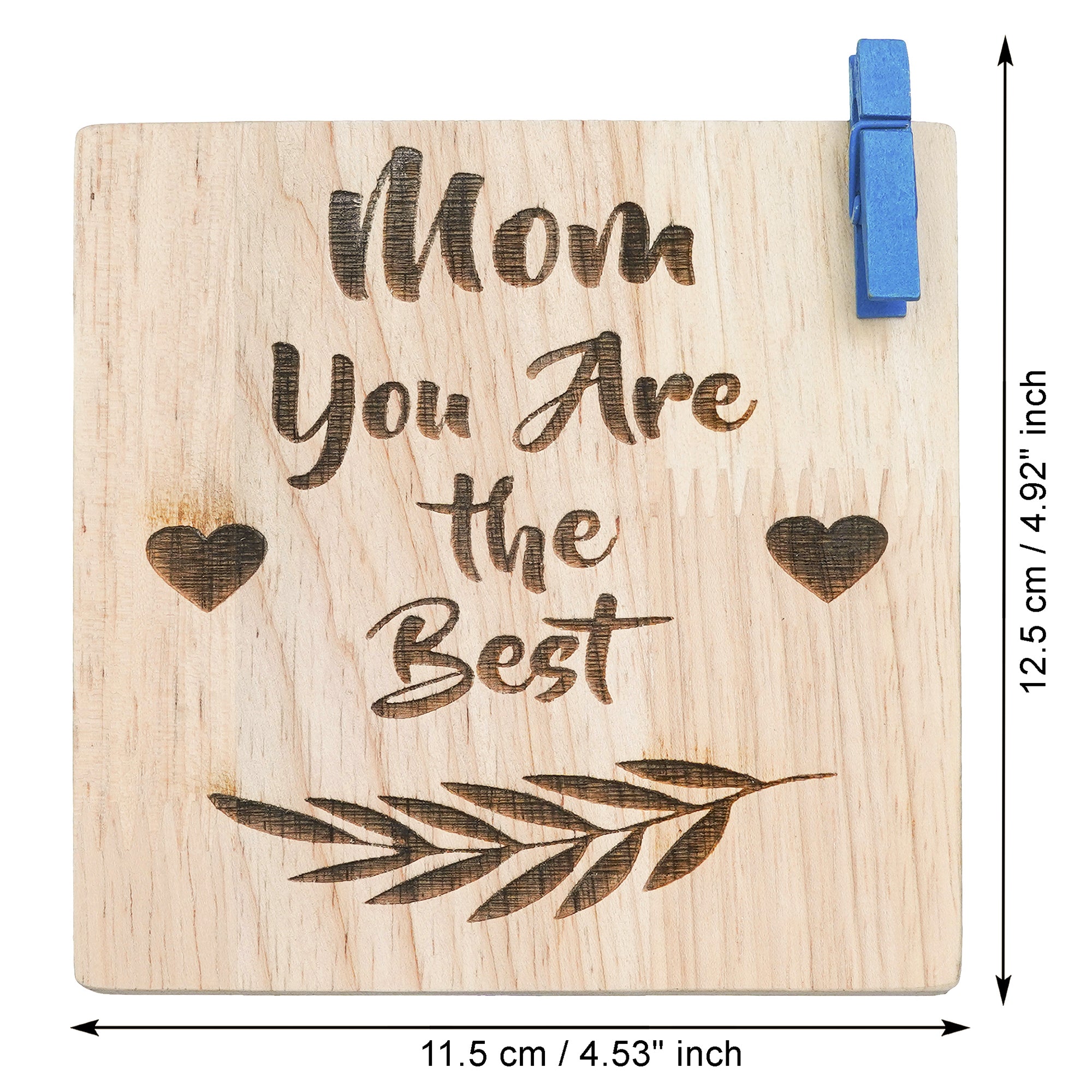 "Mom You Are the Best" Tabletop Wooden Showpiece 3