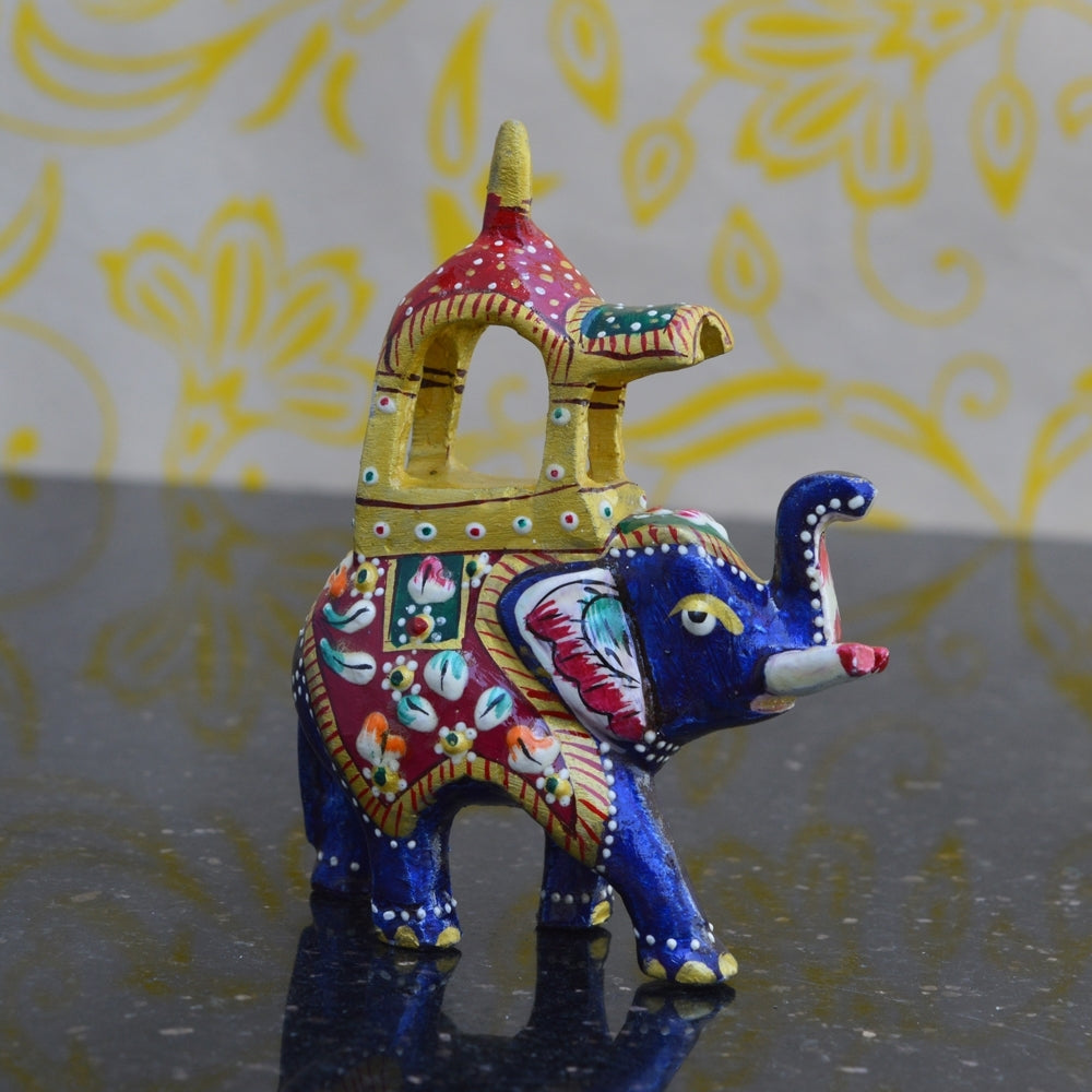 Meenakari Metal Ambabari Elephant 1