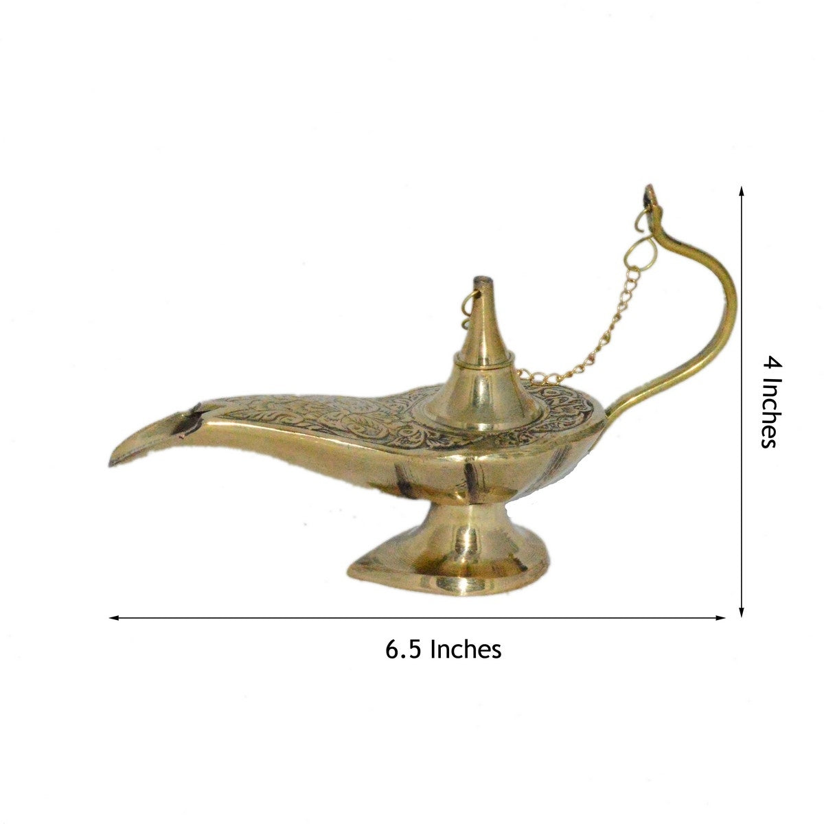 Genie Chirag Brass Decorative Showpiece 1