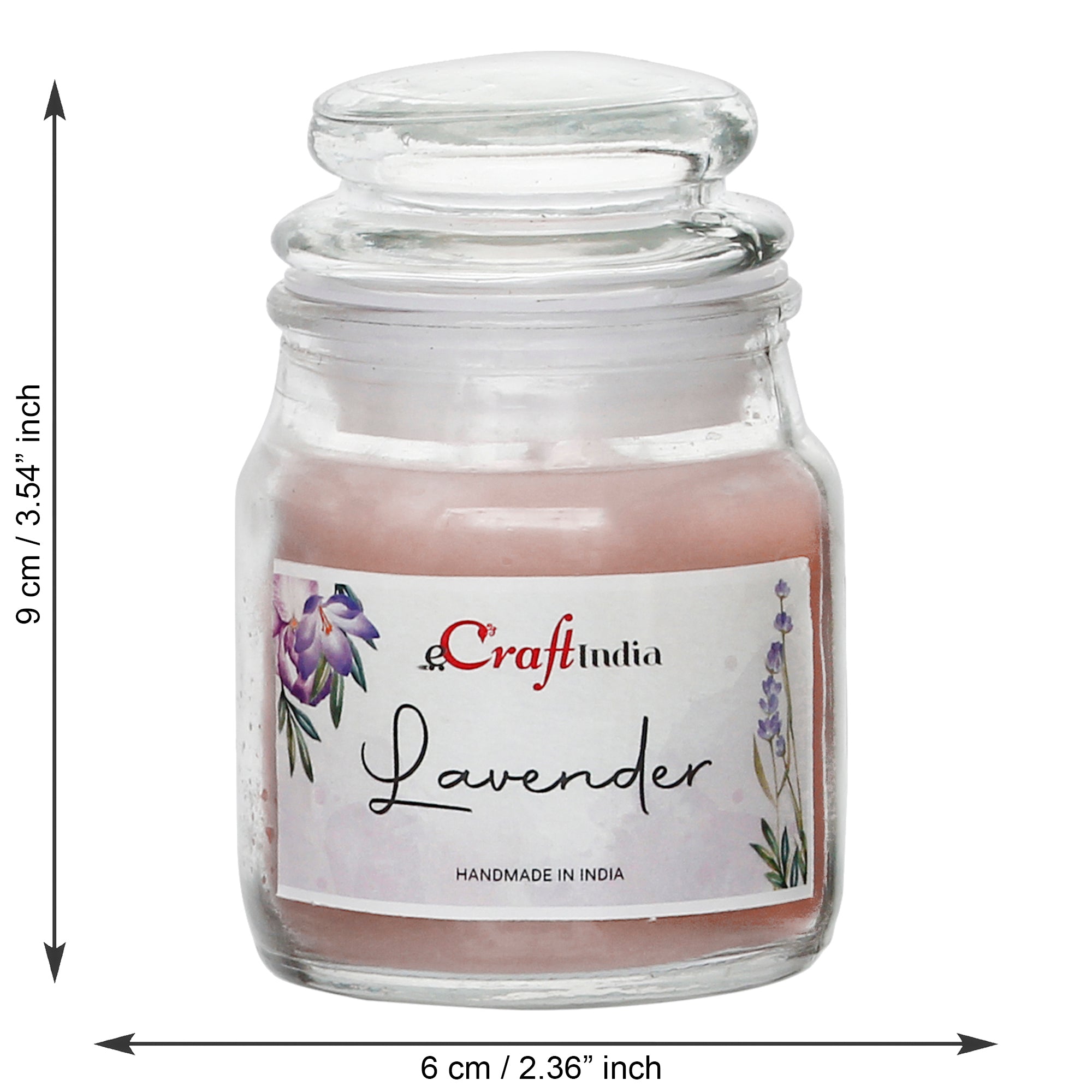 French Lavender Scented Jar Candle 3