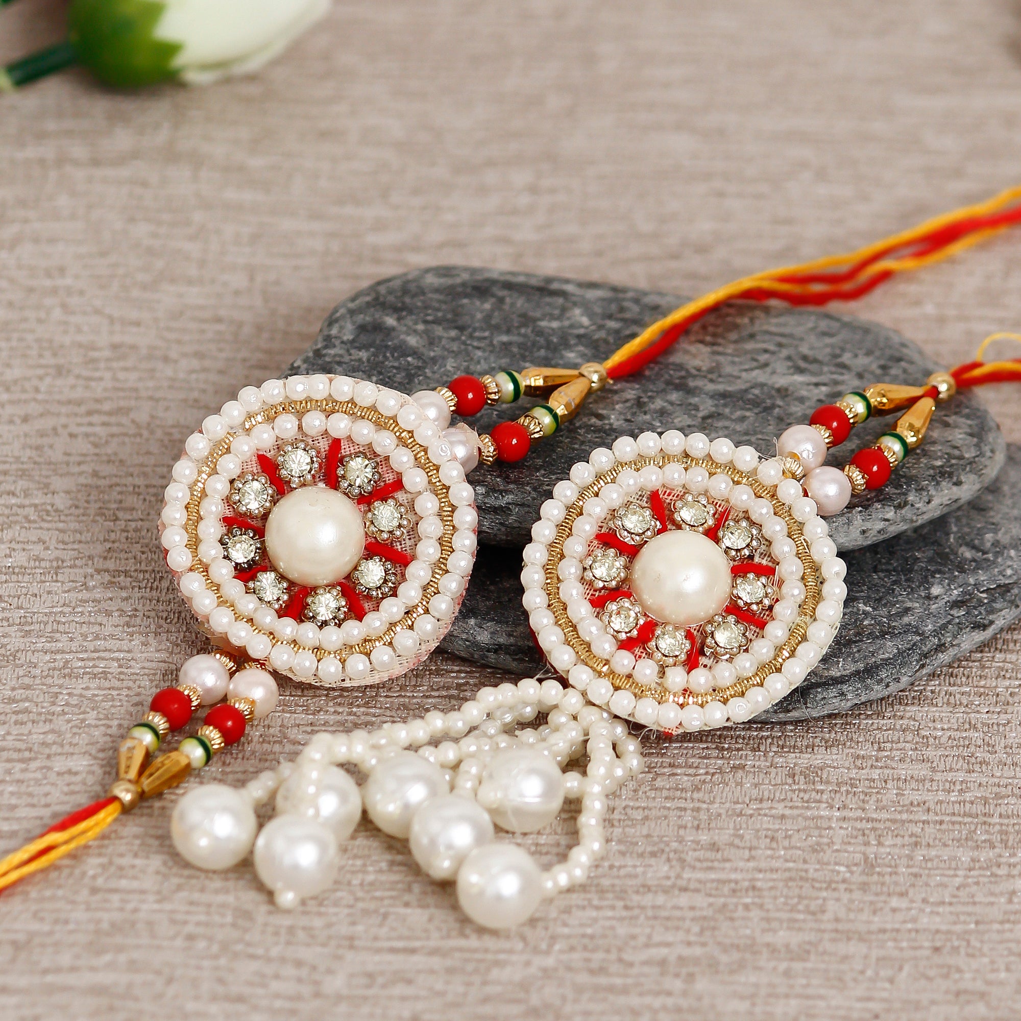 Designer Bike Rakhi and Roli Chawal Pack