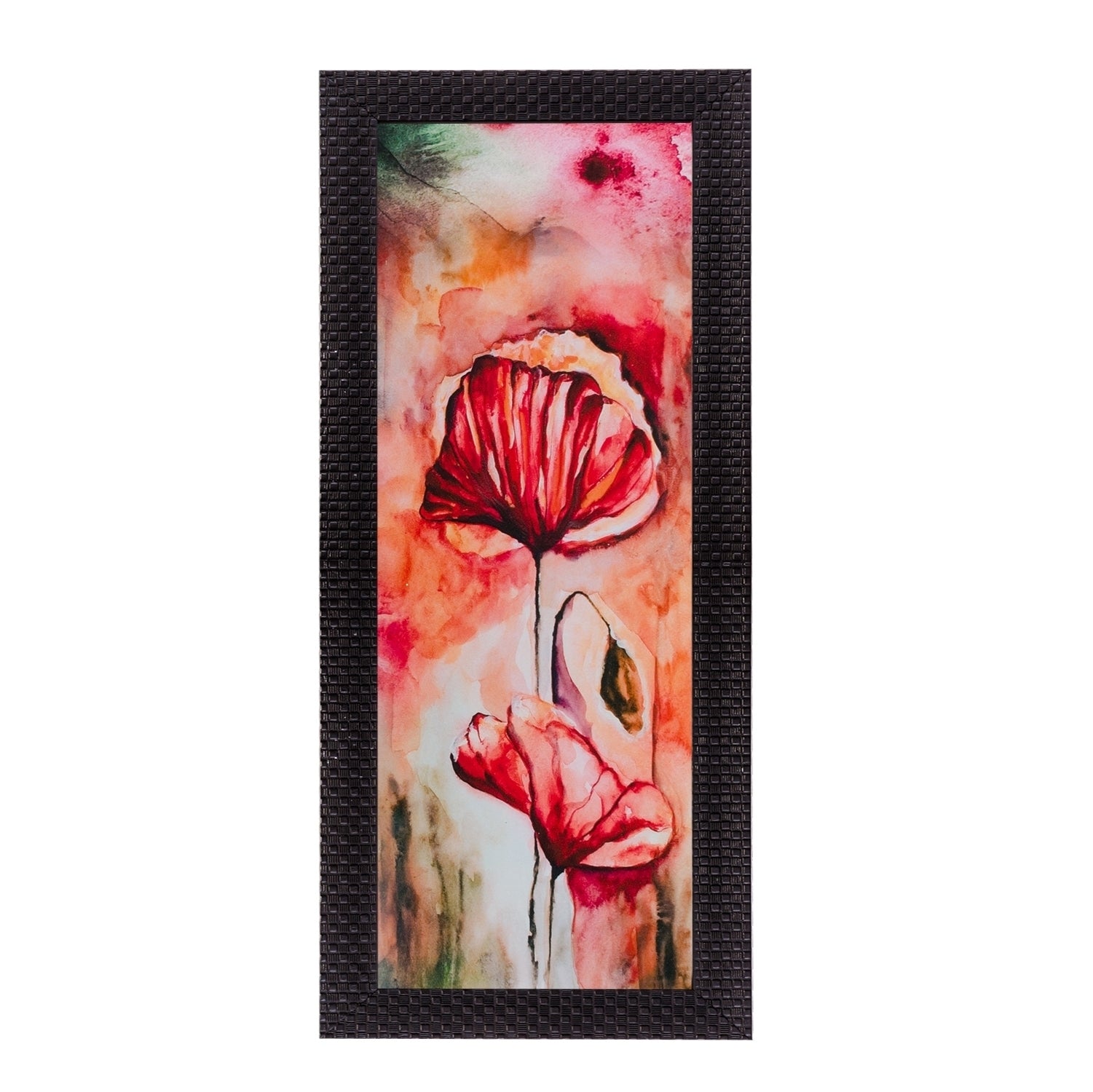 Botanical Floral Design Satin Matt Texture UV Art Painting