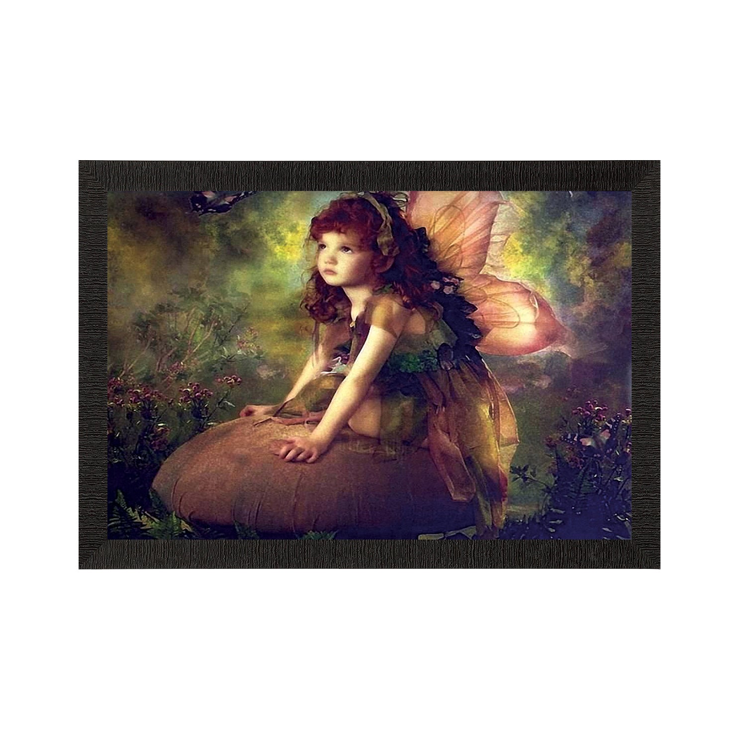 Little Angel Satin Matt Texture UV Art Painting