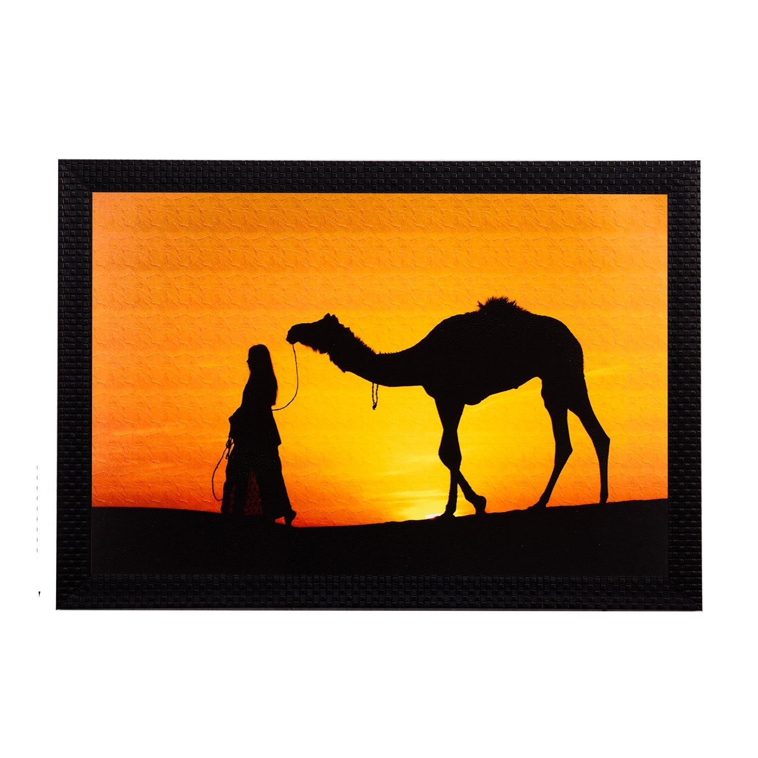 Desert Camel Satin Matt Texture UV Art Painting