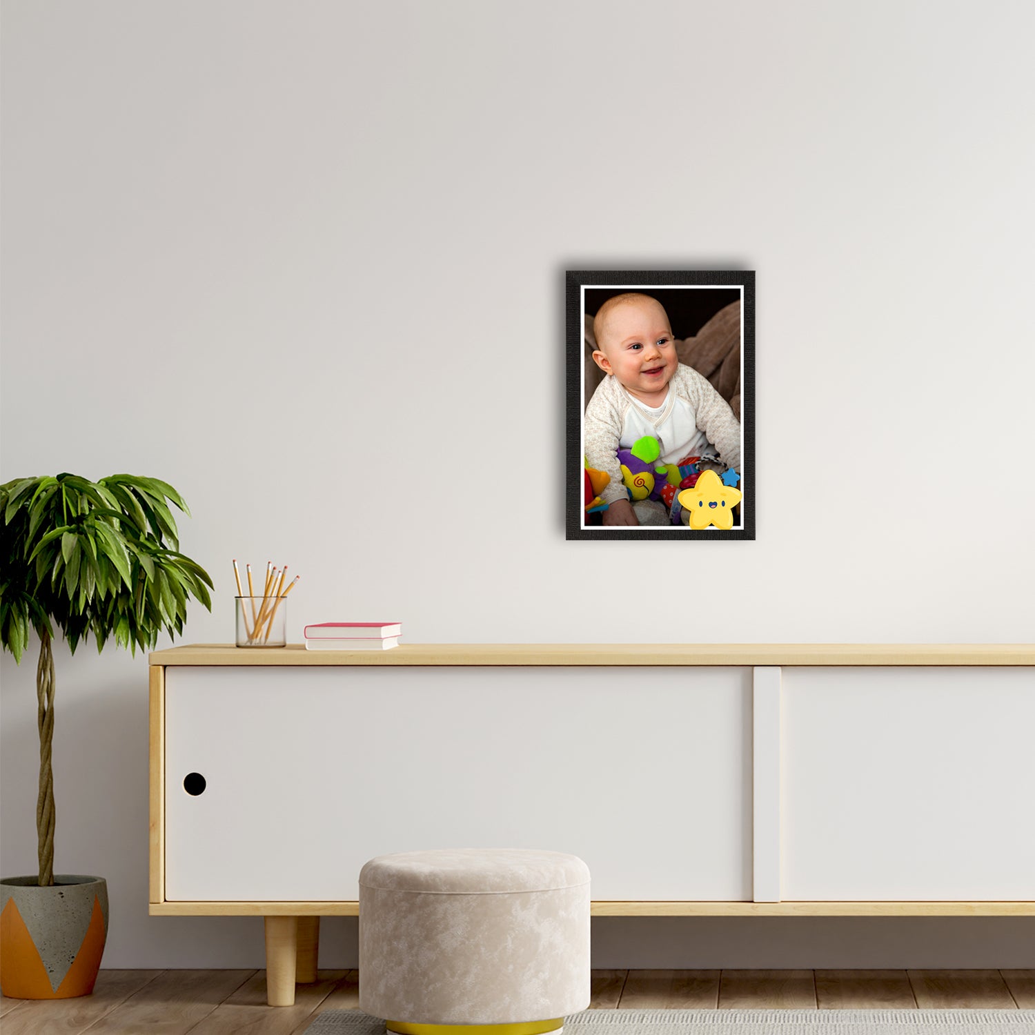 Cute Baby Painting Digital Printed Wall Art 2