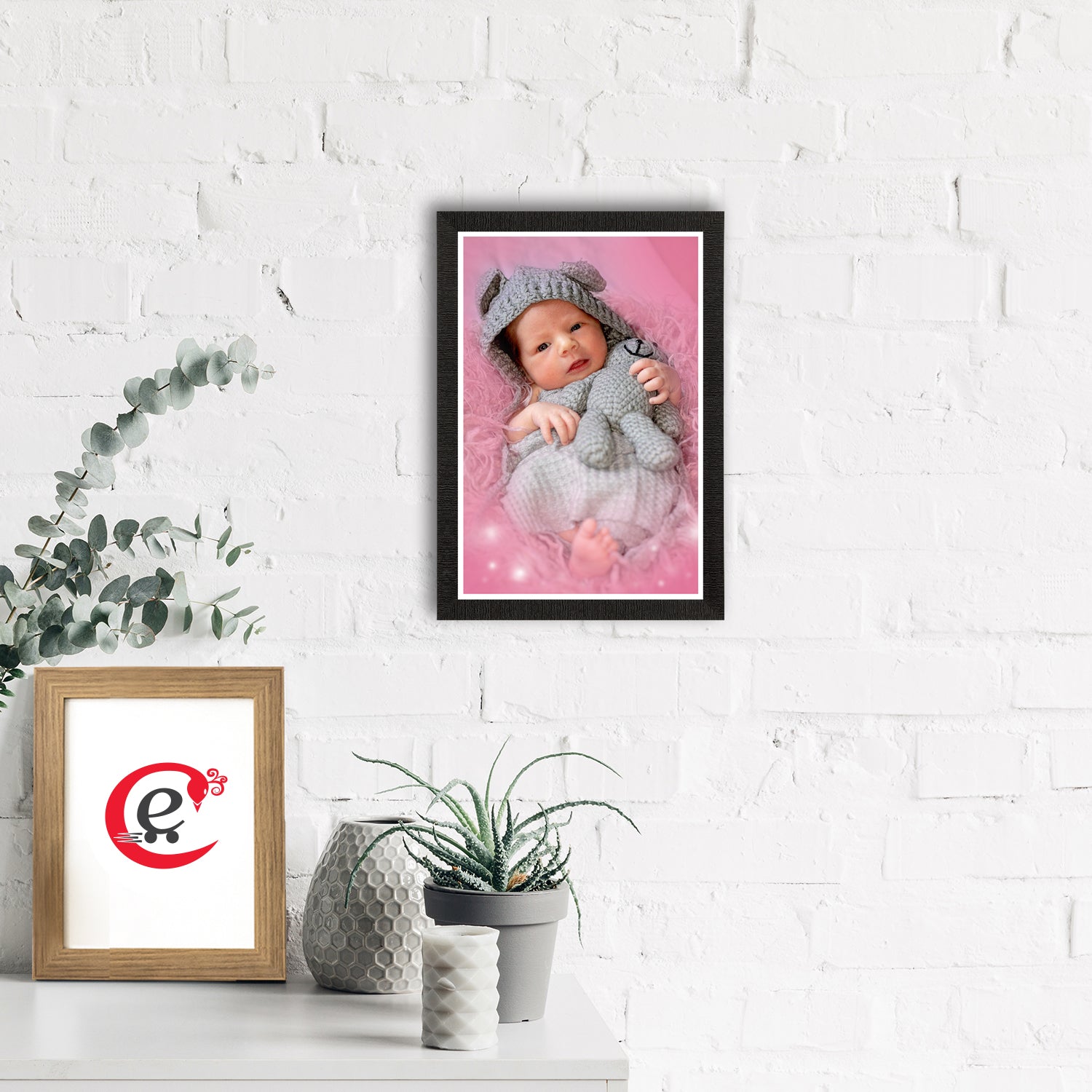 Cute Baby Painting Digital Printed Wall Art 1