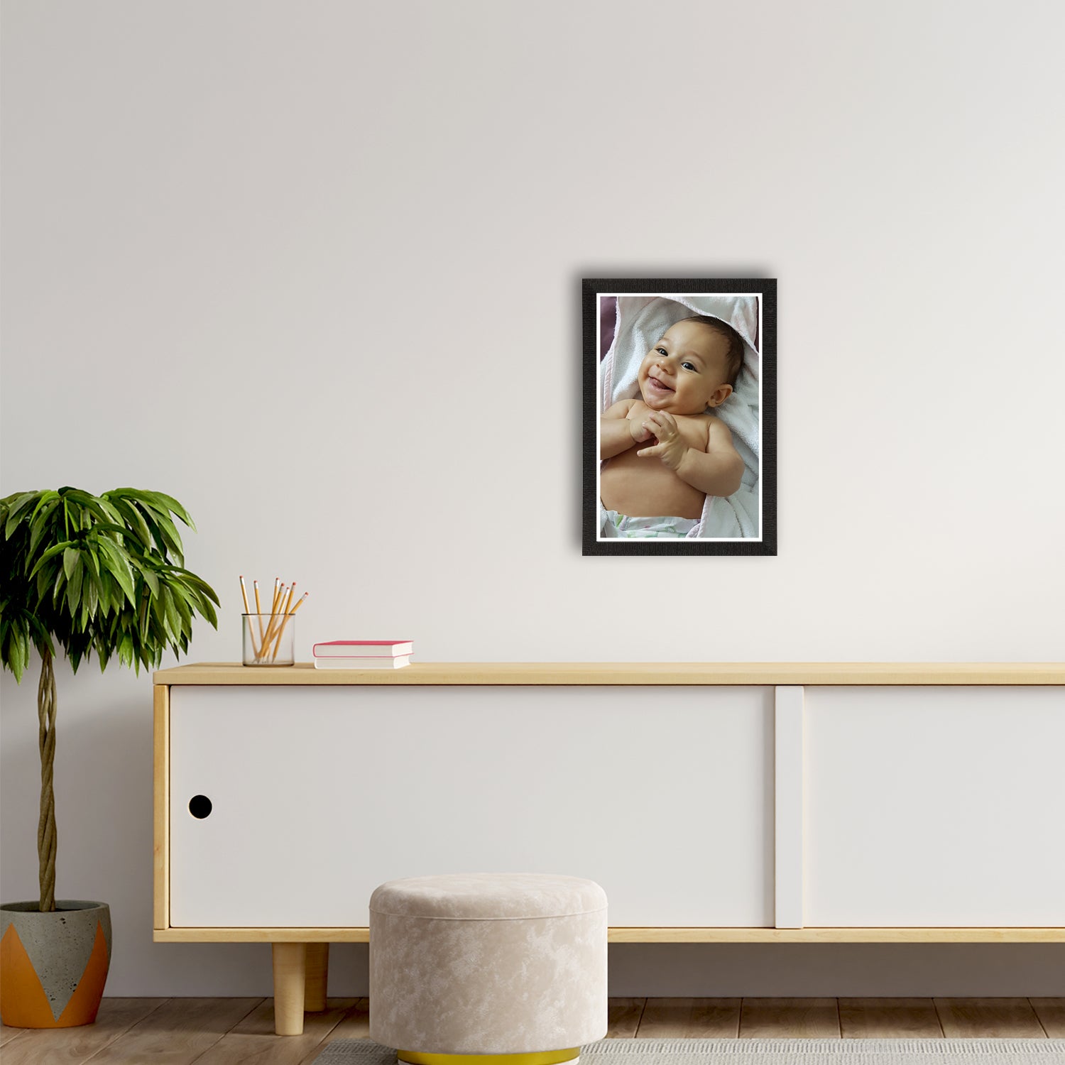 Cute Laughing Baby Painting Digital Printed Wall Art 2