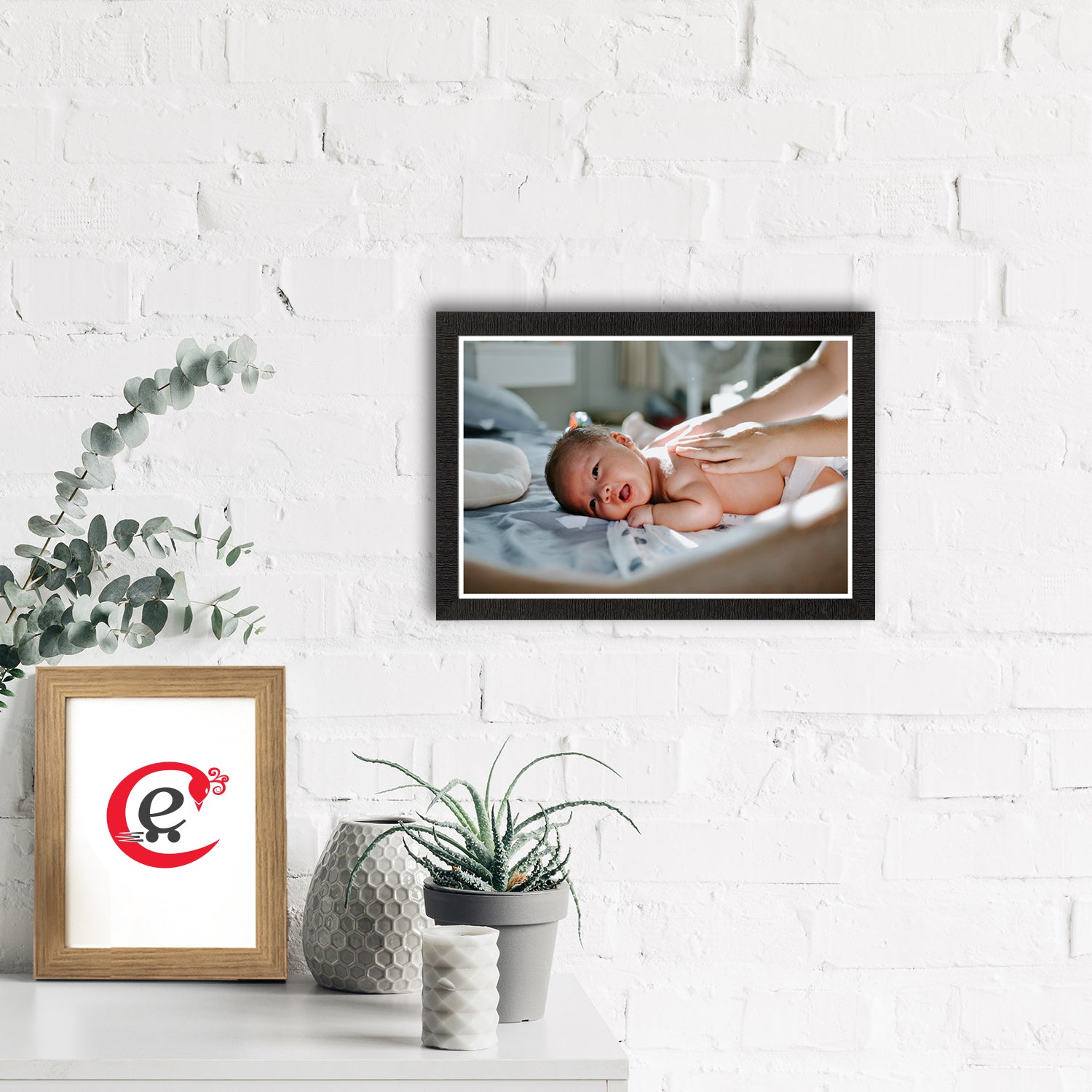 Cute Baby Painting Digital Printed Wall Art 1