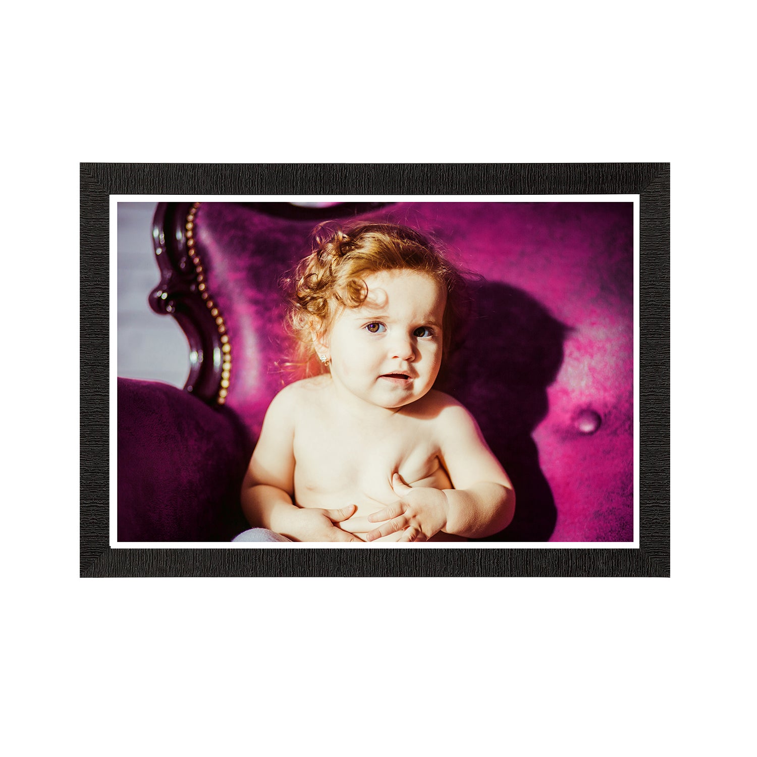 Cute Baby Painting Digital Printed Wall Art