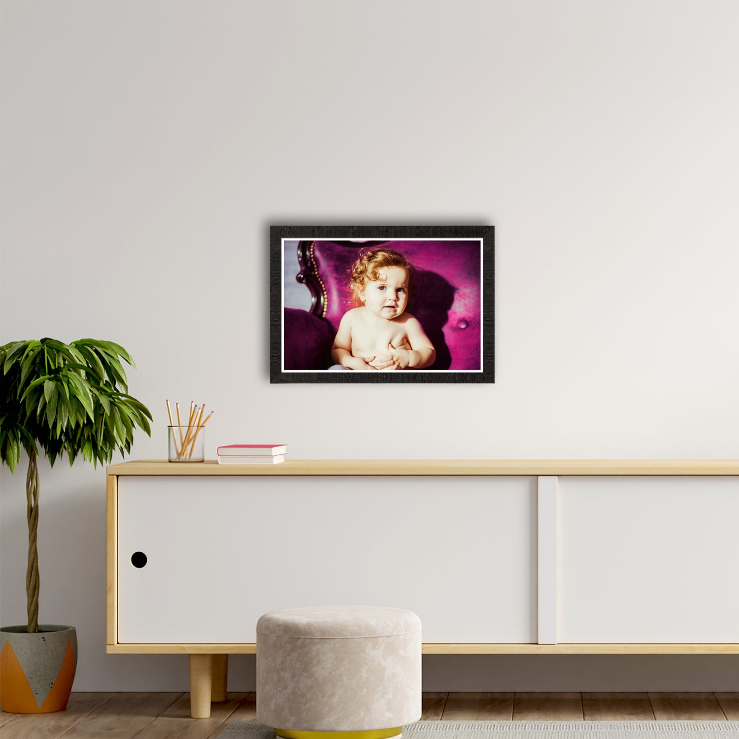 Cute Baby Painting Digital Printed Wall Art 2