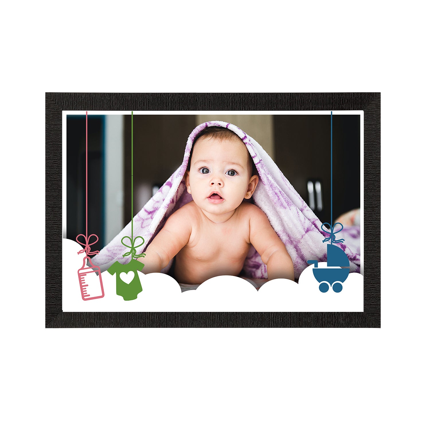 Cute Baby Painting Digital Printed Wall Art