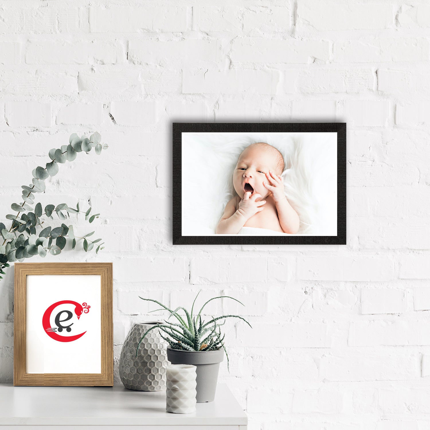 Cute Baby Painting Digital Printed Wall Art 1