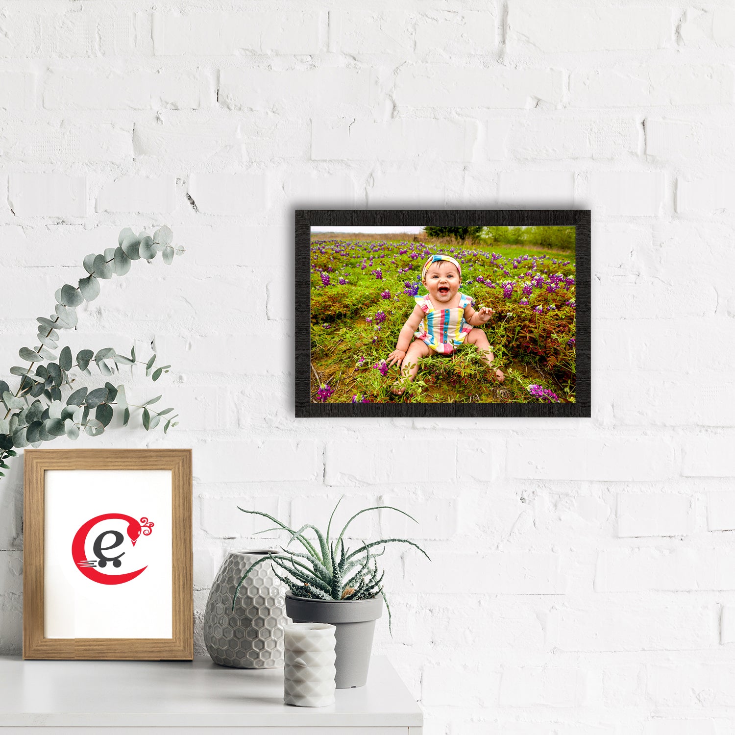 Cute Baby Painting Digital Printed Wall Art 1