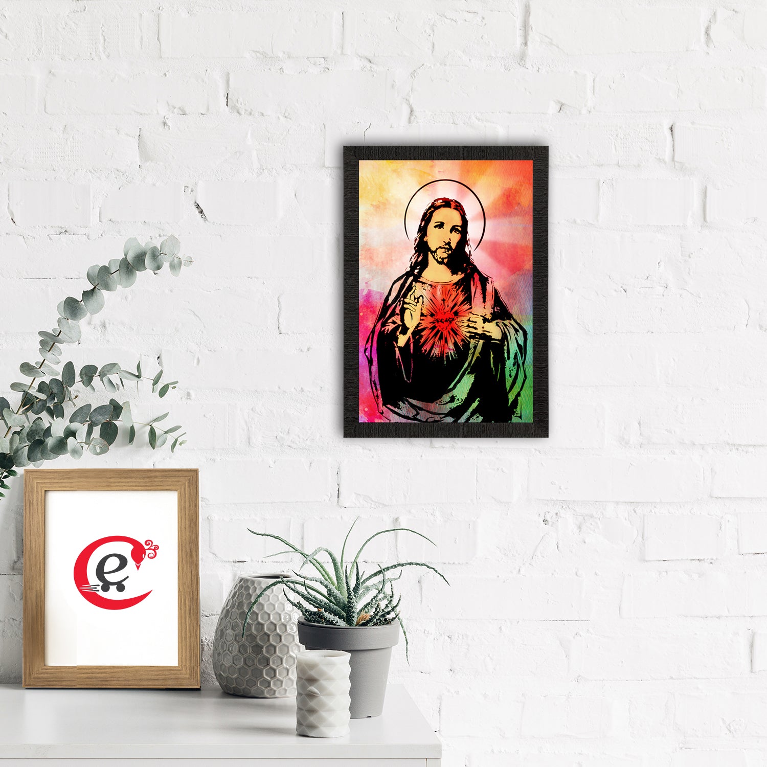 Jesus Christ Painting Digital Printed Religious Wall Art 1