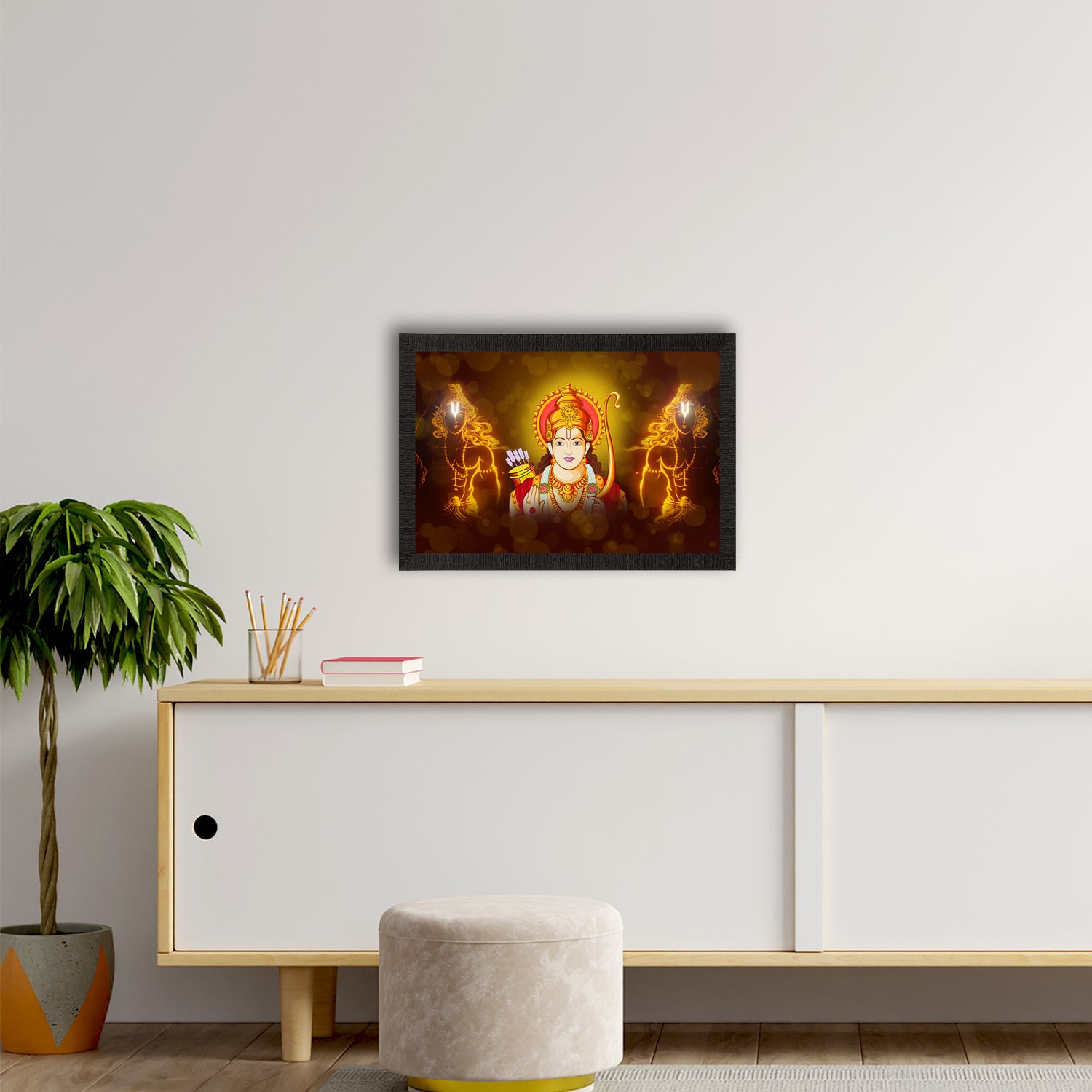 Lord Ram Painting Digital Printed Religious Wall Art 2