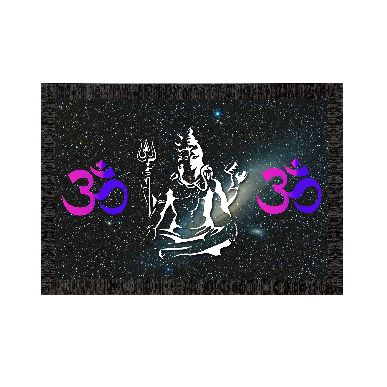 Lord Shiva Satin Matt Texture UV Art Painting