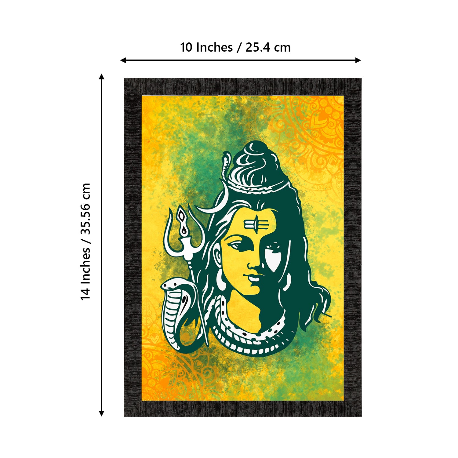 Lord Shiva Painting Digital Printed Religious Wall Art 3