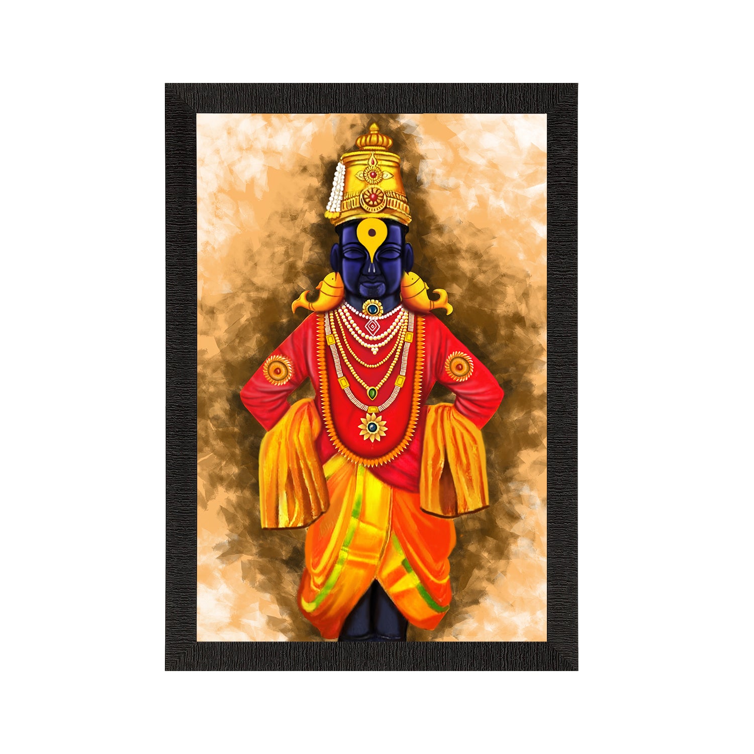 Lord Vitthal Satin Matt Textured UV Digital Art Painting 2