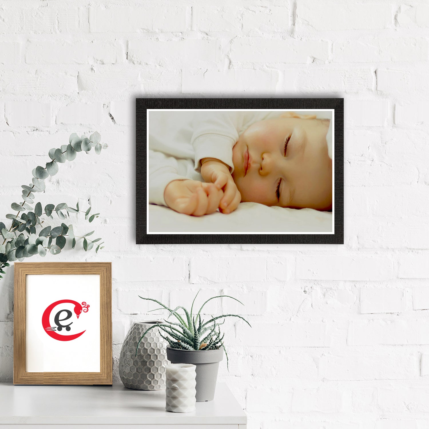 Cute Baby Painting Digital Printed Wall Art 1