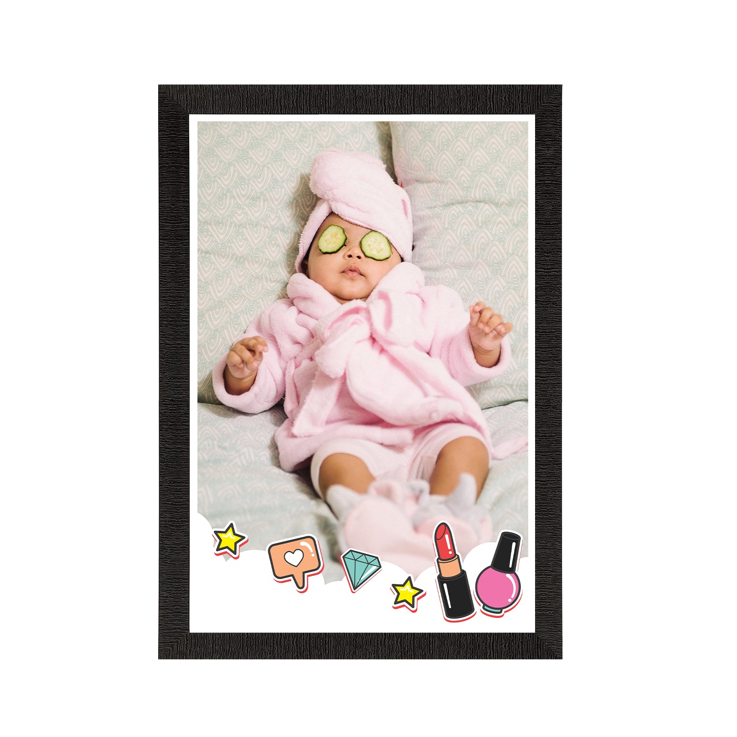 Cute Baby Painting Digital Printed Wall Art