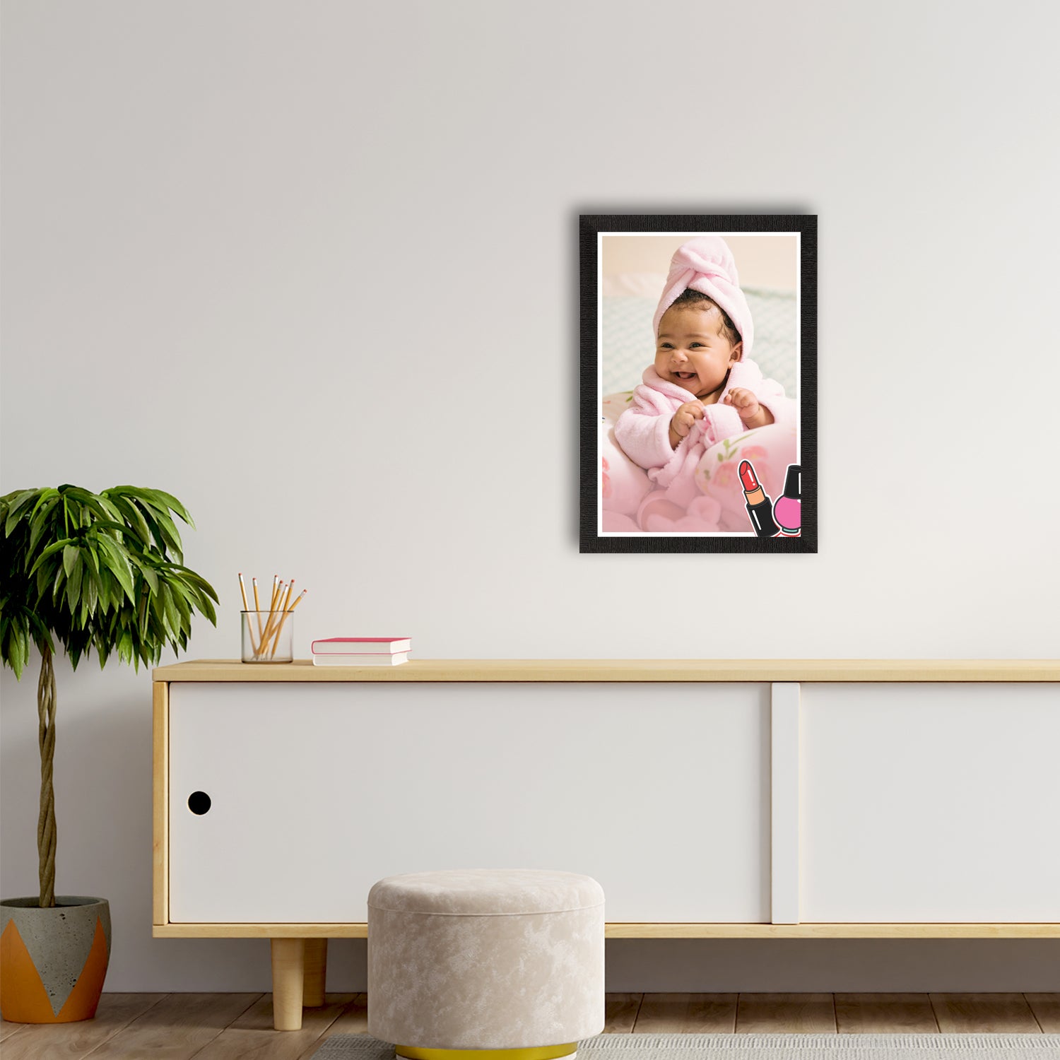 Cute Baby Painting Digital Printed Wall Art 2