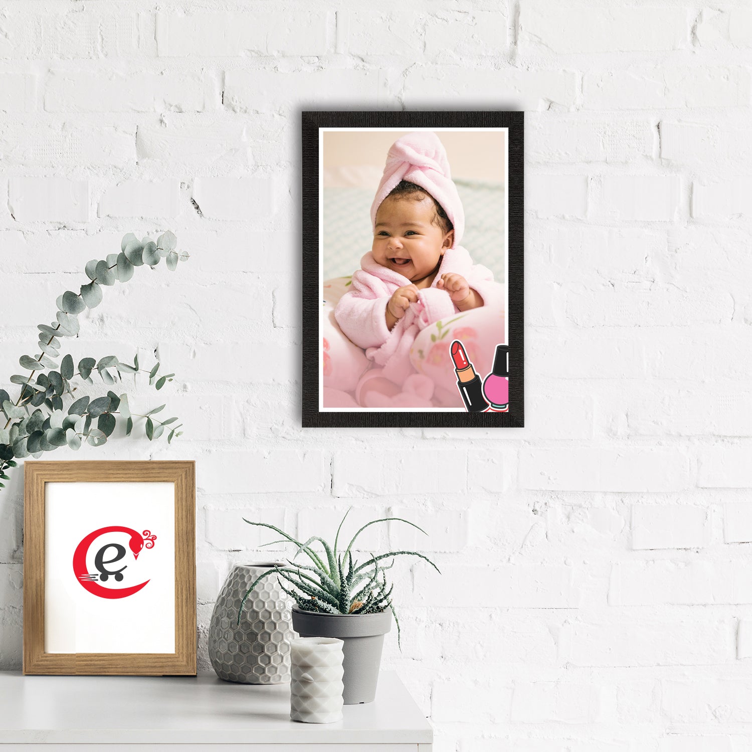 Cute Baby Painting Digital Printed Wall Art 1