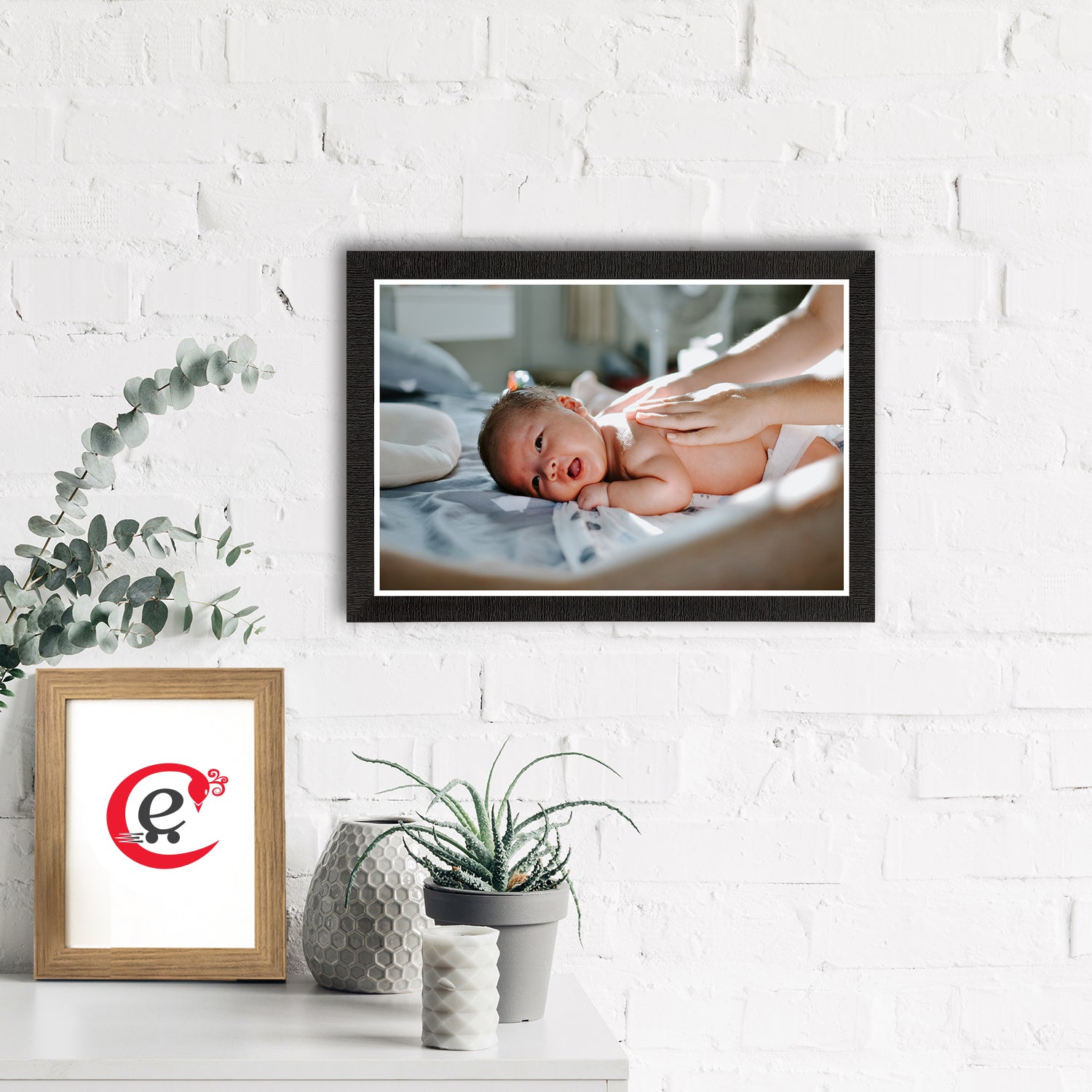 Cute Baby Painting Digital Printed Wall Art 1