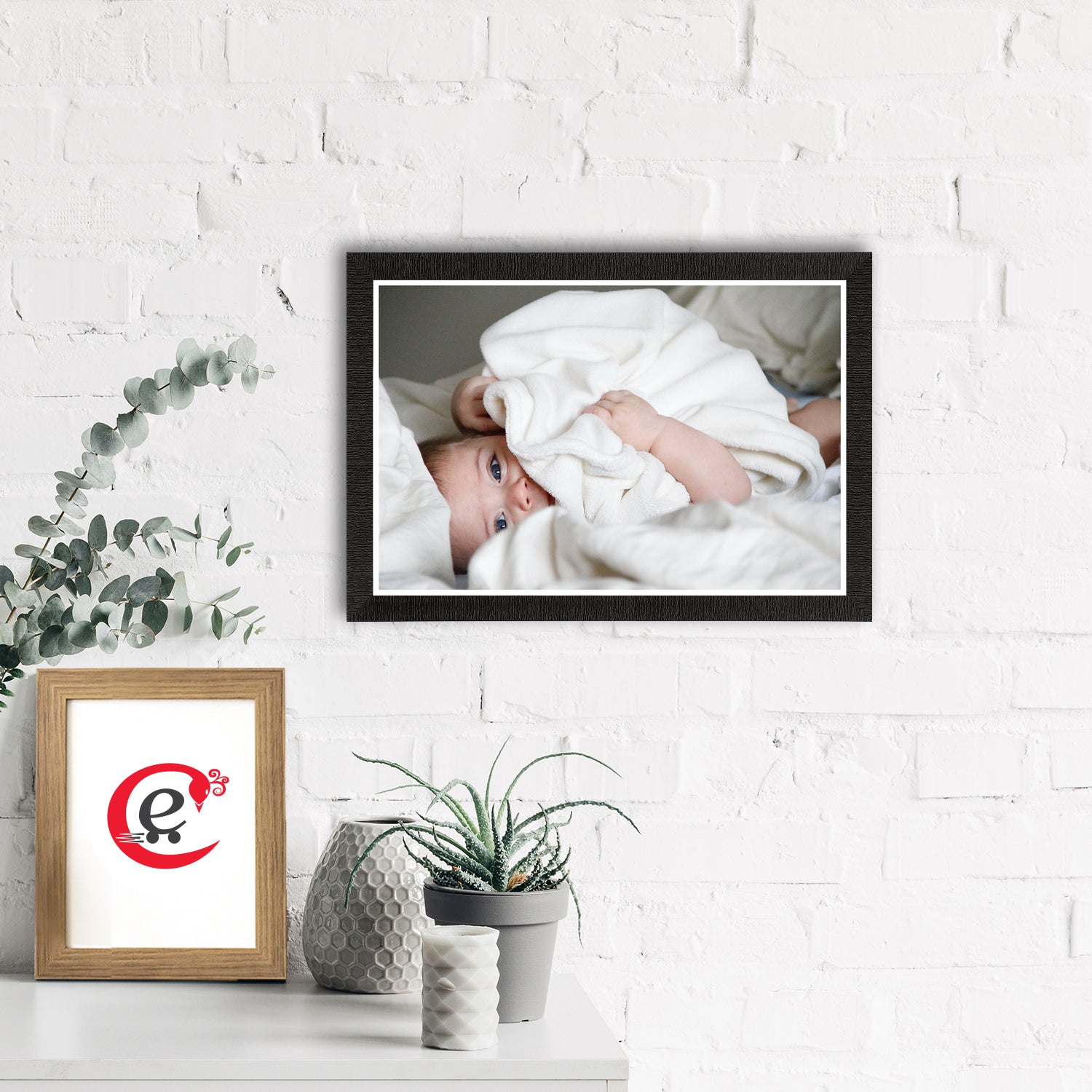 Cute Baby Painting Digital Printed Wall Art 1