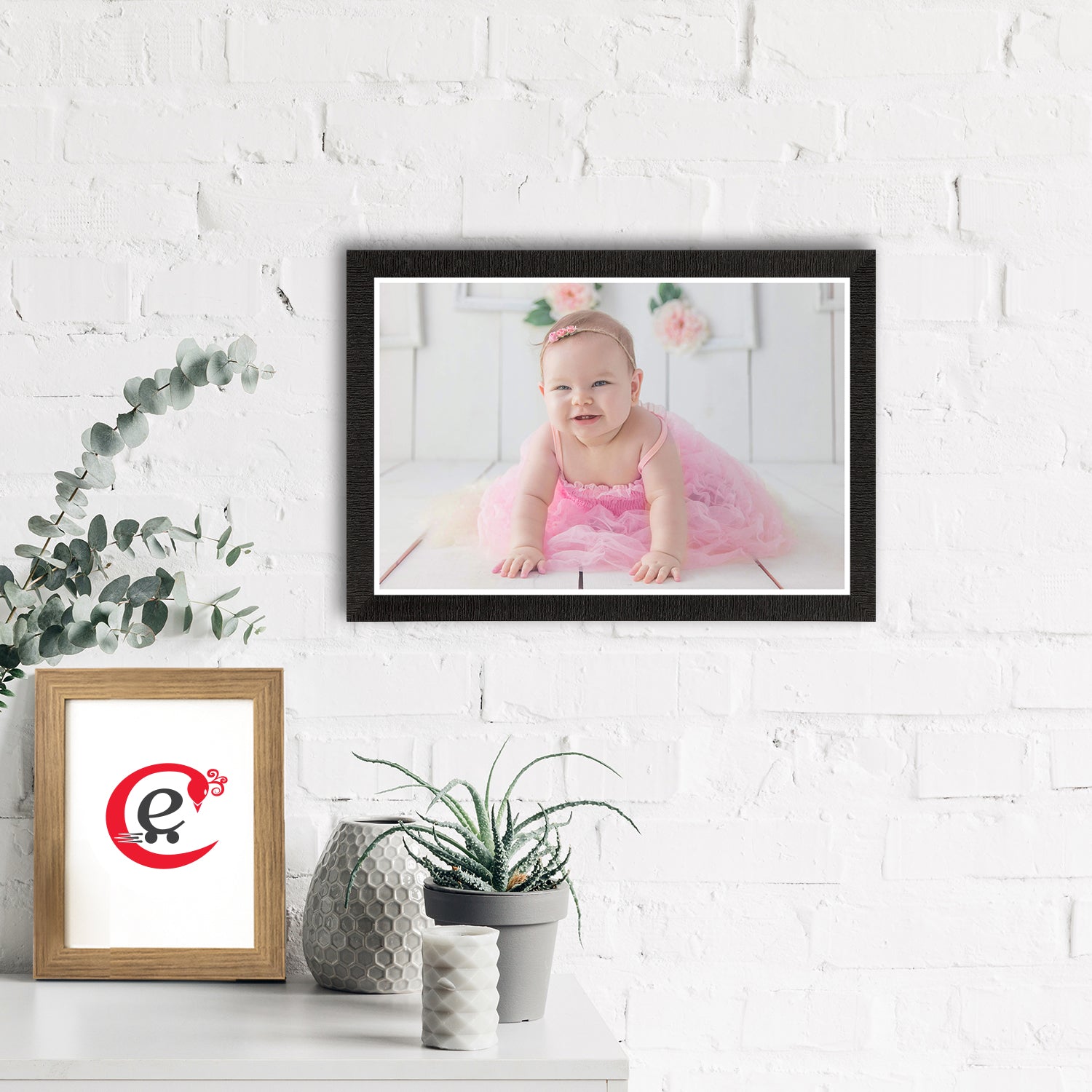 Cute Baby Painting Digital Printed Wall Art 1