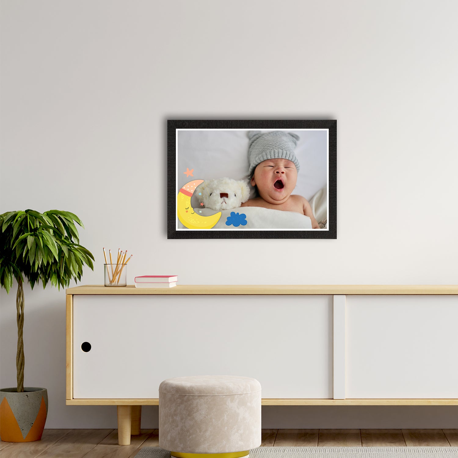 Cute Baby Painting Digital Printed Wall Art 2