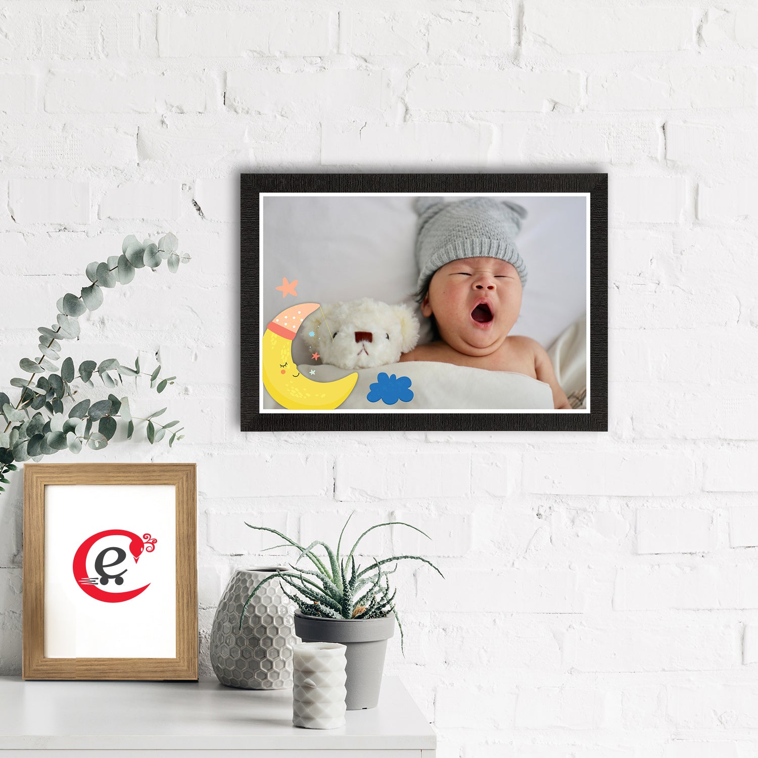 Cute Baby Painting Digital Printed Wall Art 1