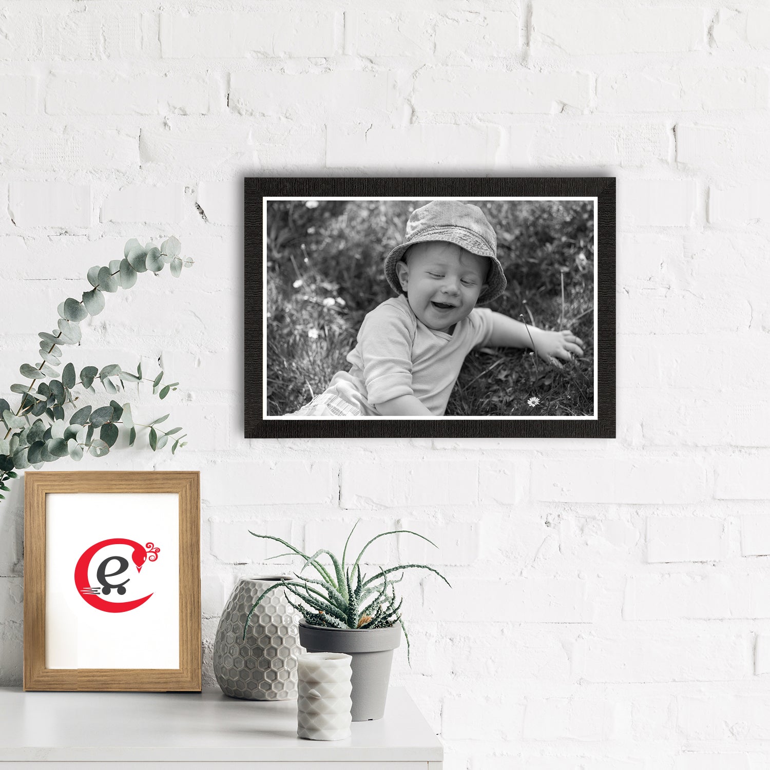 Cute Baby Painting Digital Printed Wall Art 1